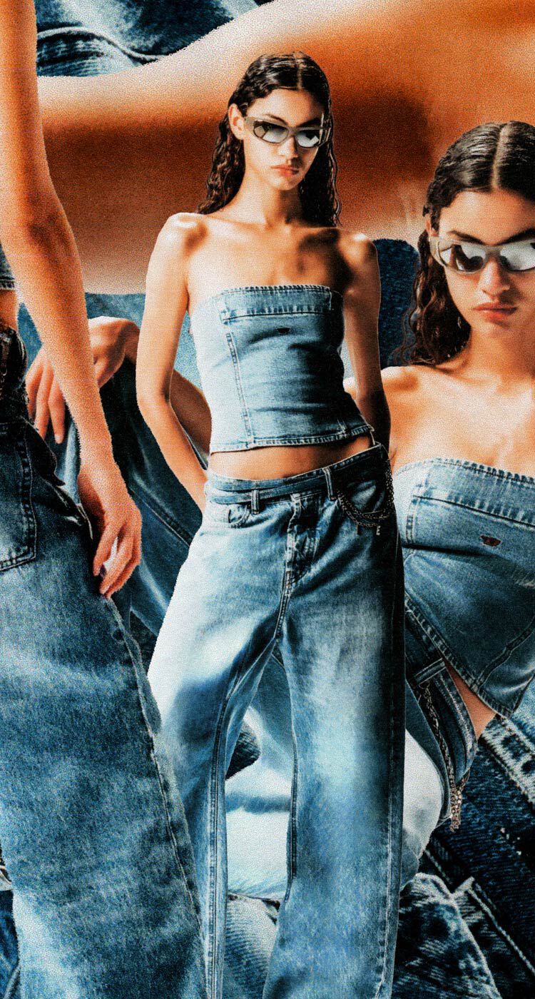Diesel Donna Jeans Abbigliamento Scarpe Accessori Diesel