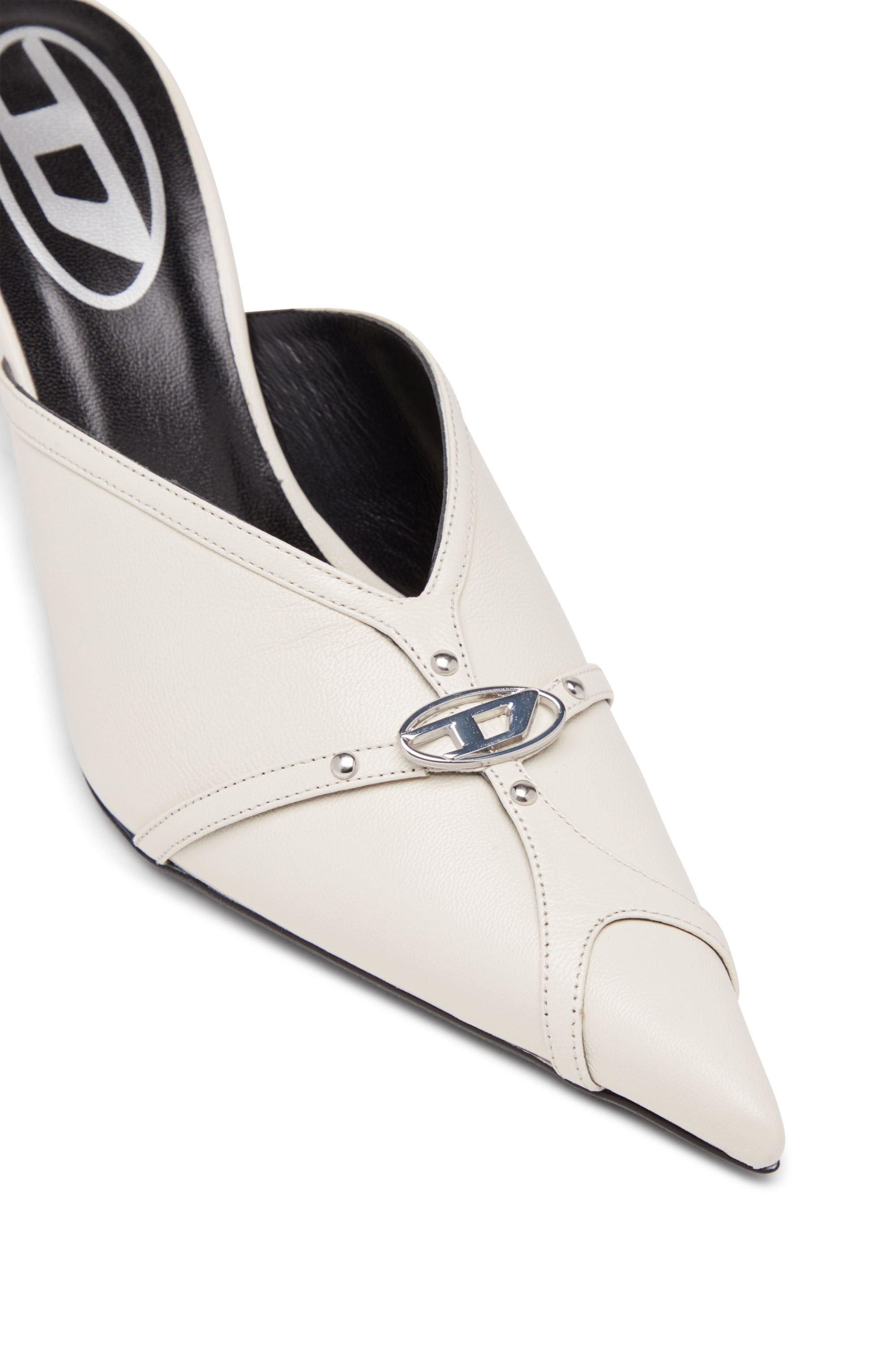 Diesel - D-ELECTRA ML, D-Electra ML - Mule stiletto con design a gabbia Donna in ToBeDefined - 6