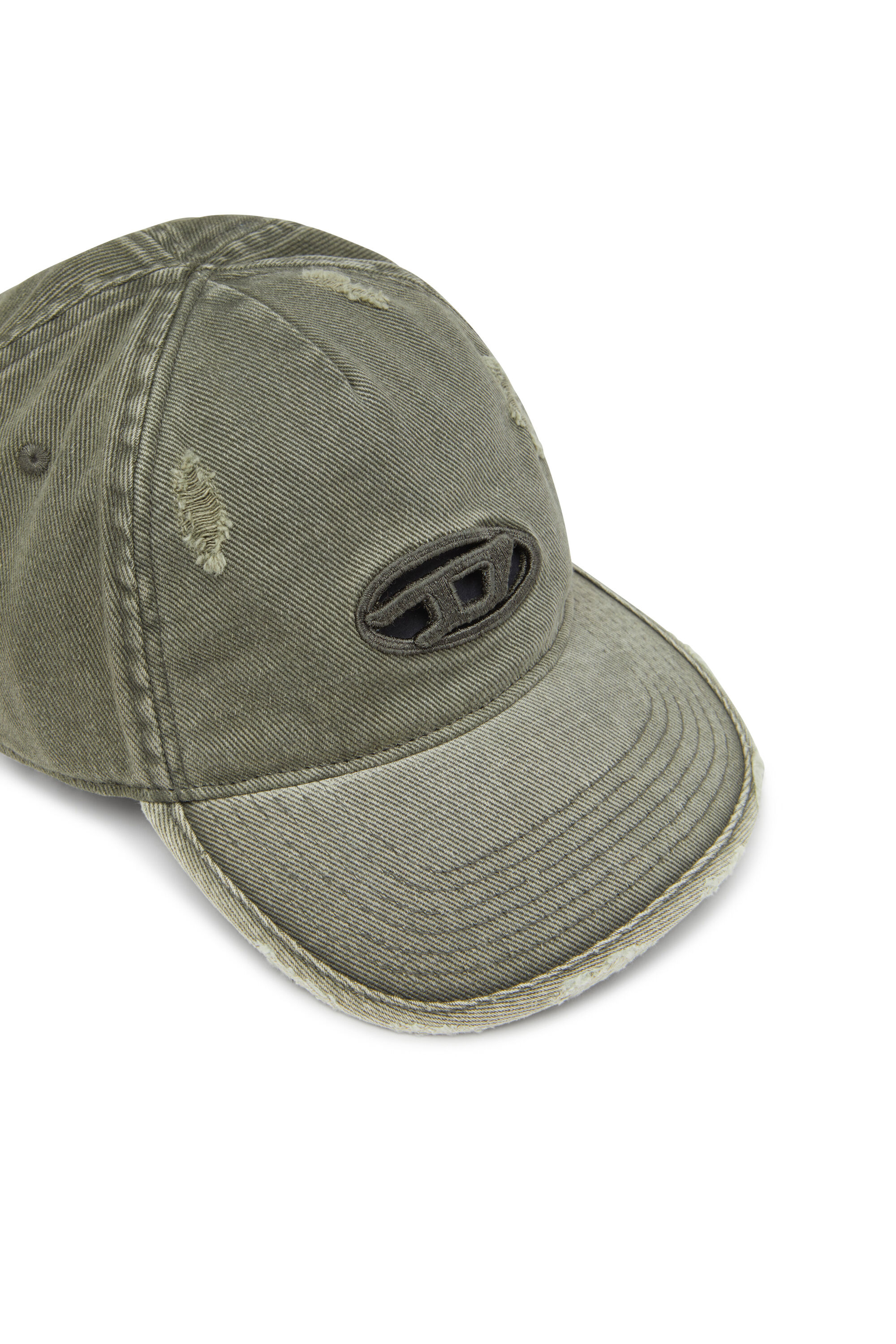 Diesel - C-BALL-UTLT, Cappello da baseball con Oval D Uomo in Verde - 3