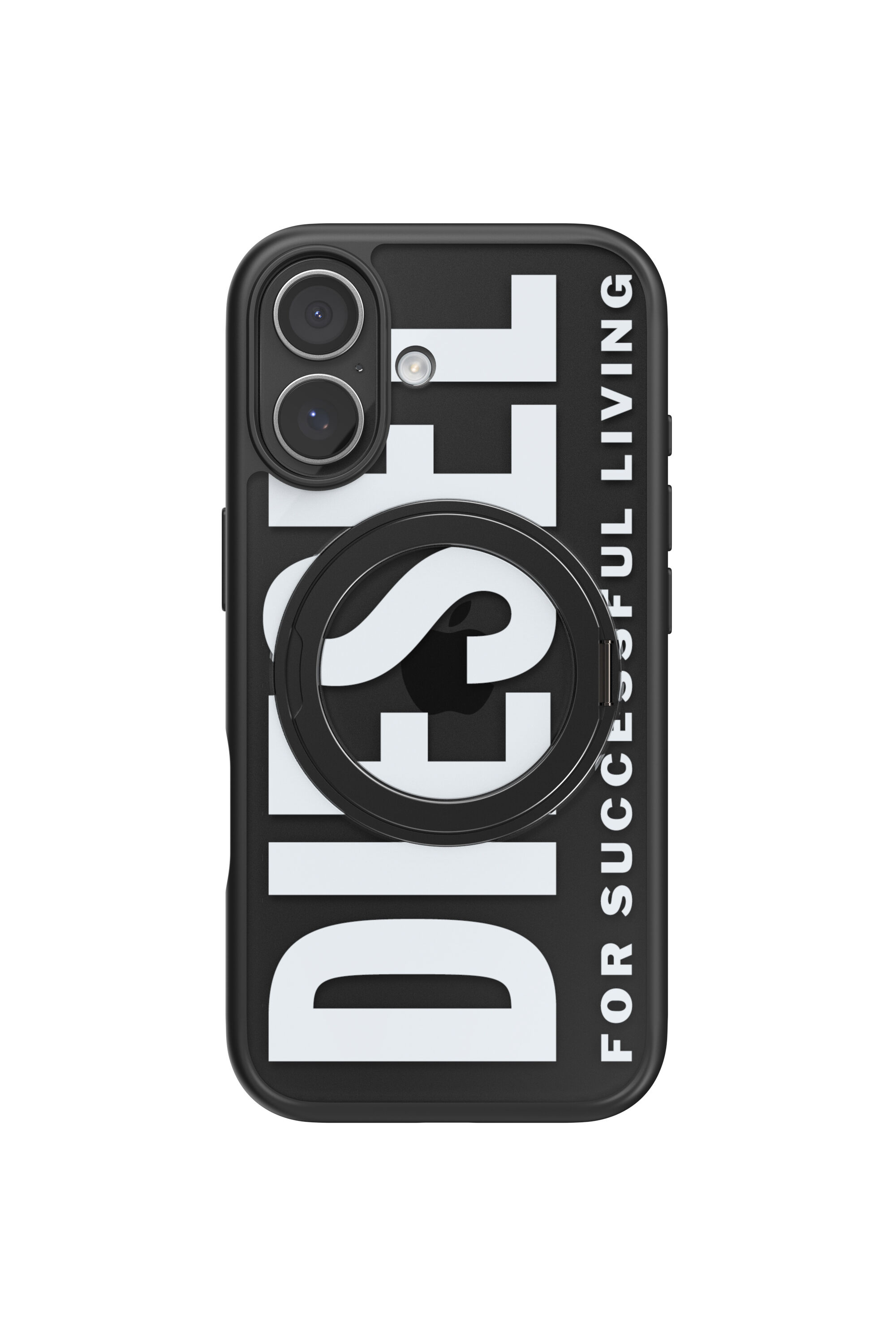 Diesel - 60403 RING STAND CASE, Custodia Ringstand-Magsafe per iPhone 17 Unisex in Nero - 2