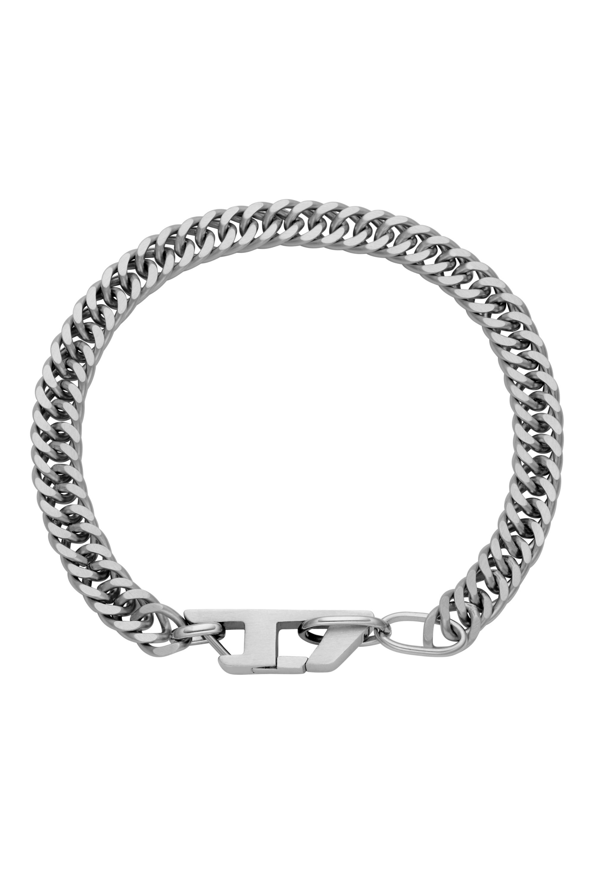 Diesel - DX1510, Bracciale a catena in acciaio inossidabile Unisex in Argento - 1