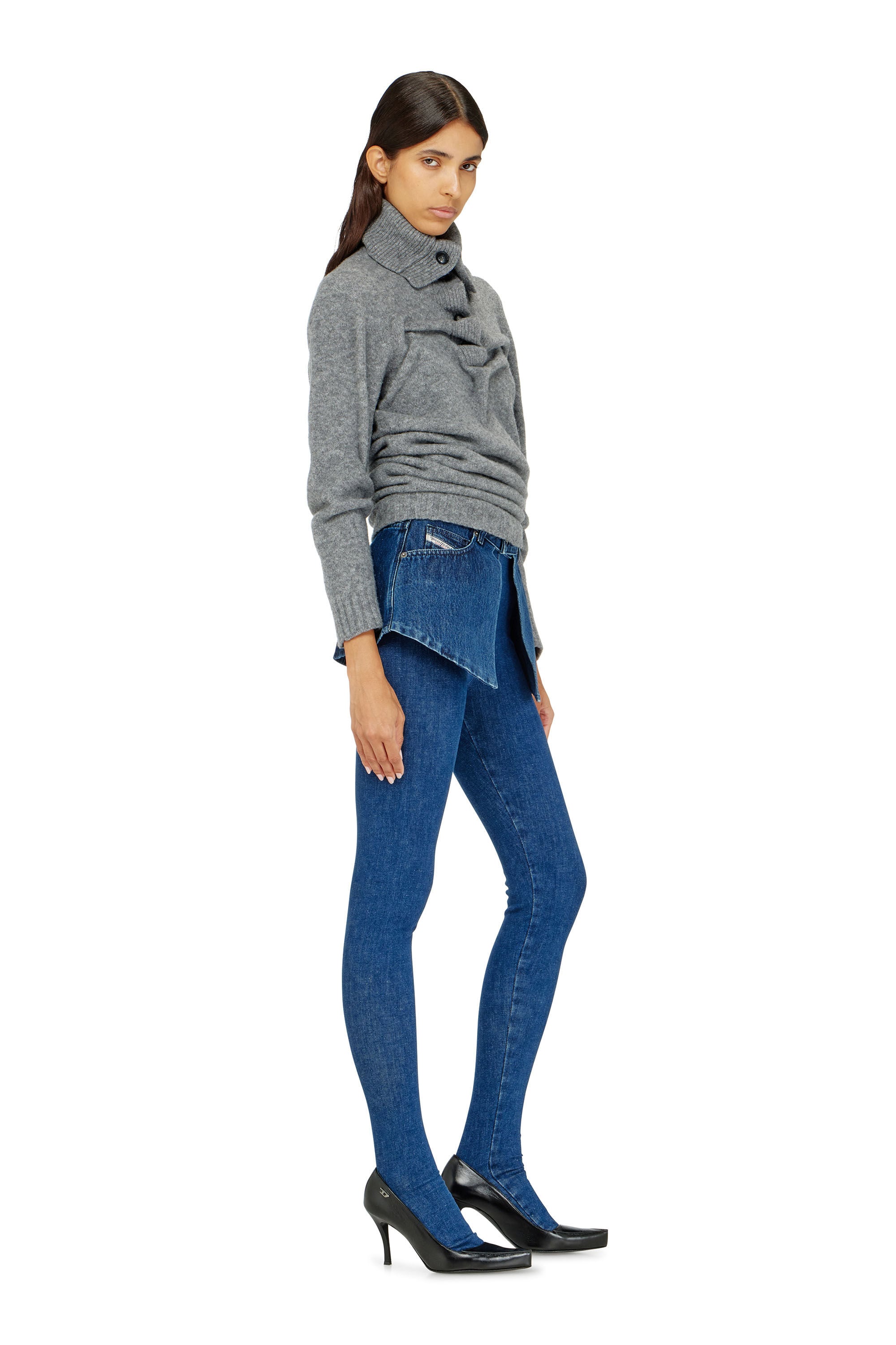 Diesel - Skinny Jeans D-Spika 09R31 Donna, Blu Scuro - Image 2