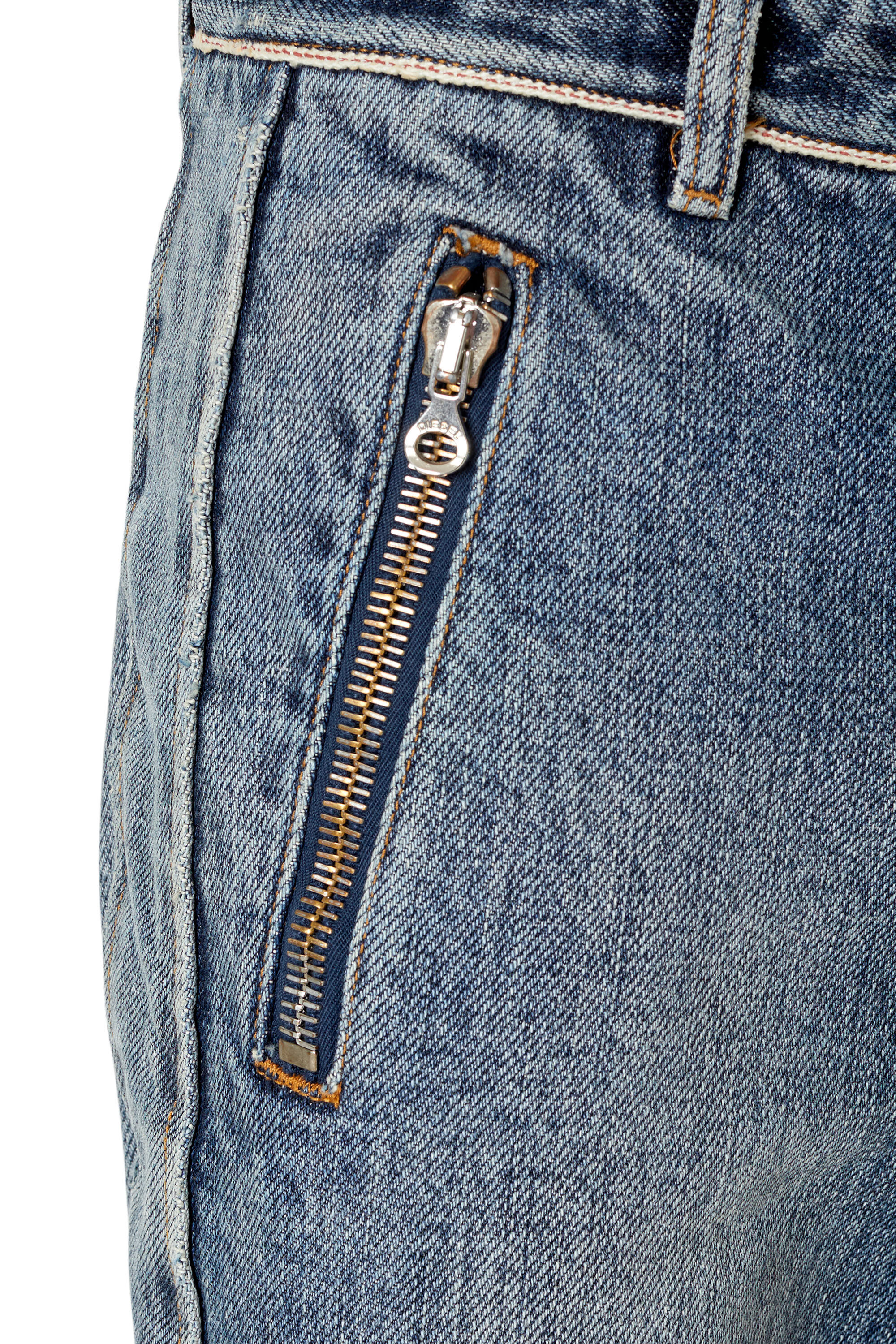 Diesel - D-Generate 0IHAS Straight Jeans, Blu medio - Image 6