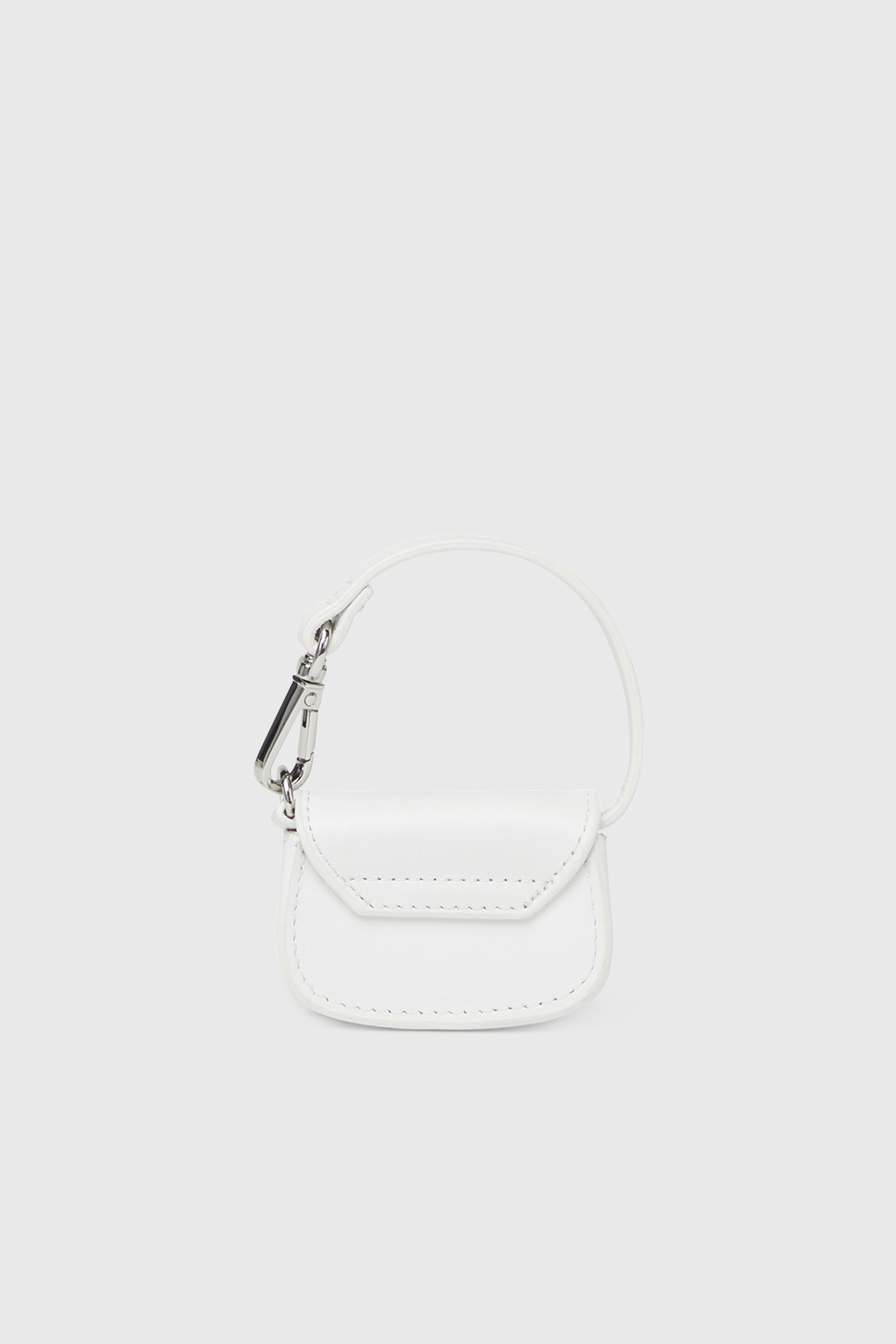 Diesel - 1DR MICRO, Charm per borsa in pelle Donna in Bianco - 2