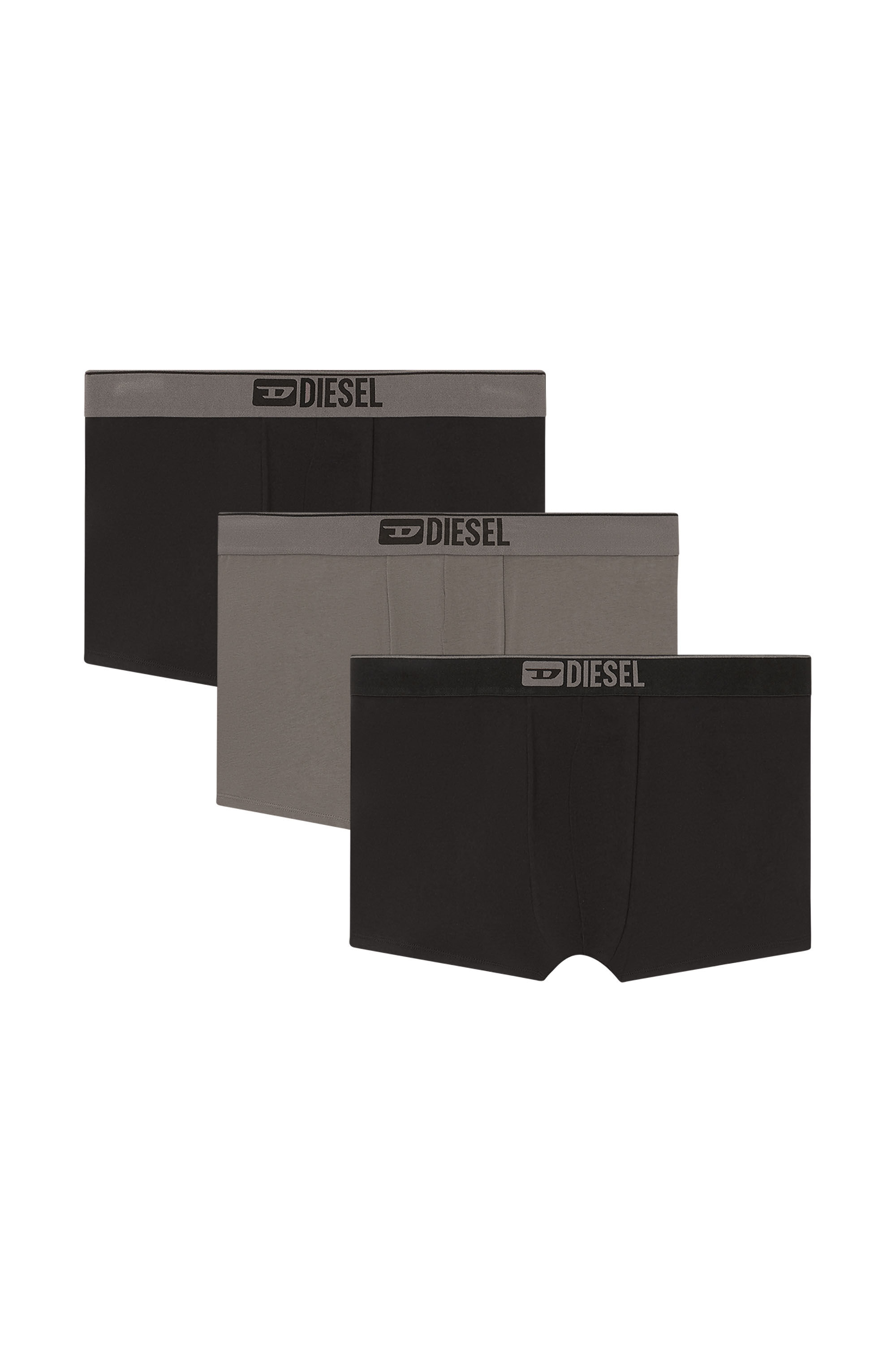 Diesel - UMBX-DAMIENTHREEPACK, Set di tre boxer tinta unita Uomo in Multicolor - 2