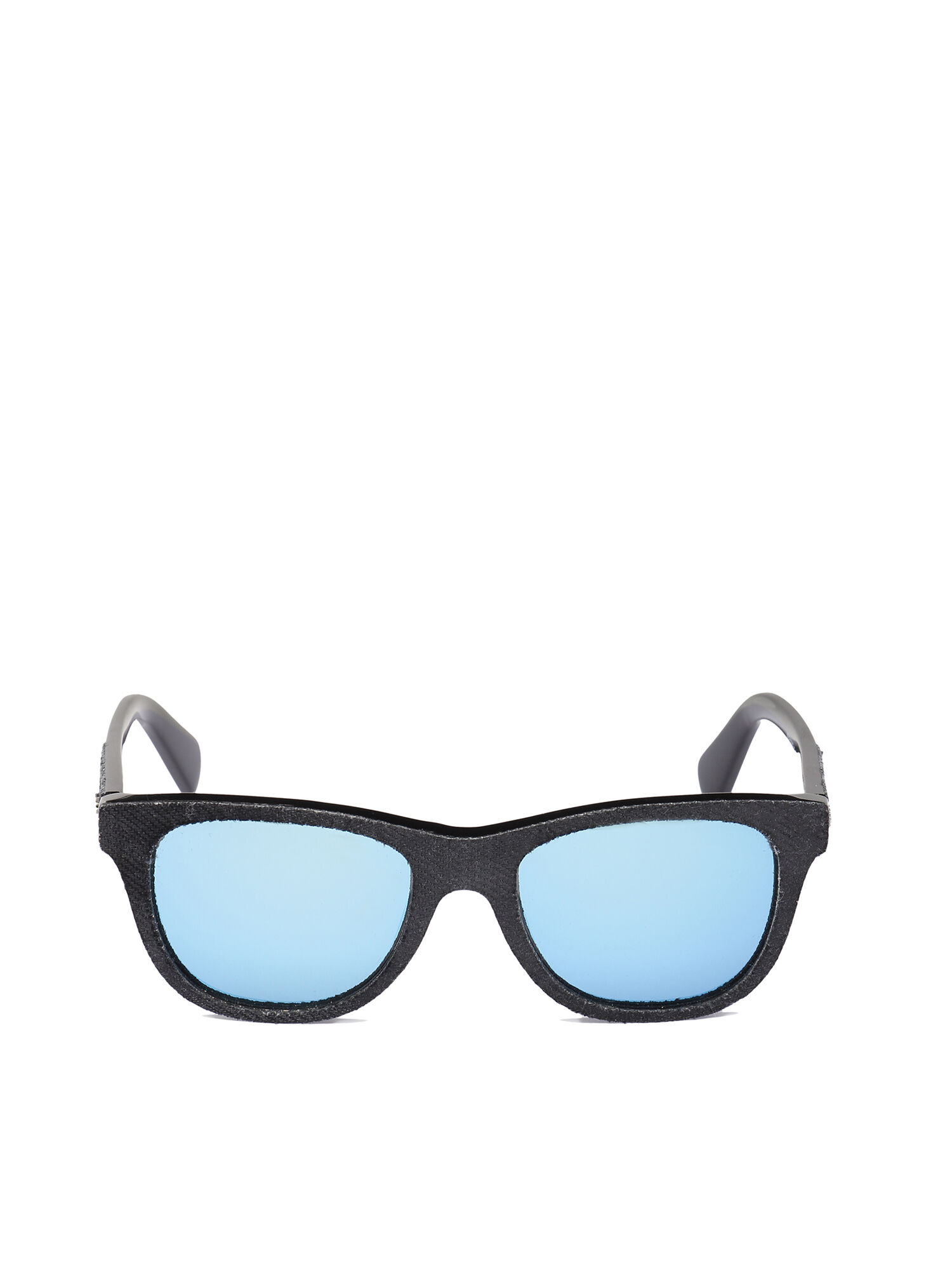 Diesel - DM0200, Occhiali da bambino con inserto in denim Unisex in Nero - 1