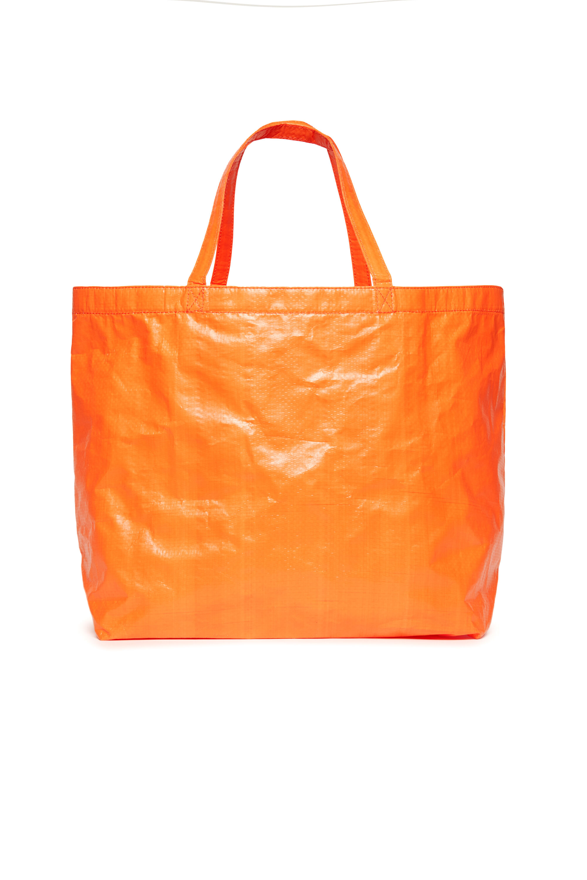 Diesel - WRITTEN, Borsa da spiaggia con stampa Oval D Donna in Arancione - 2
