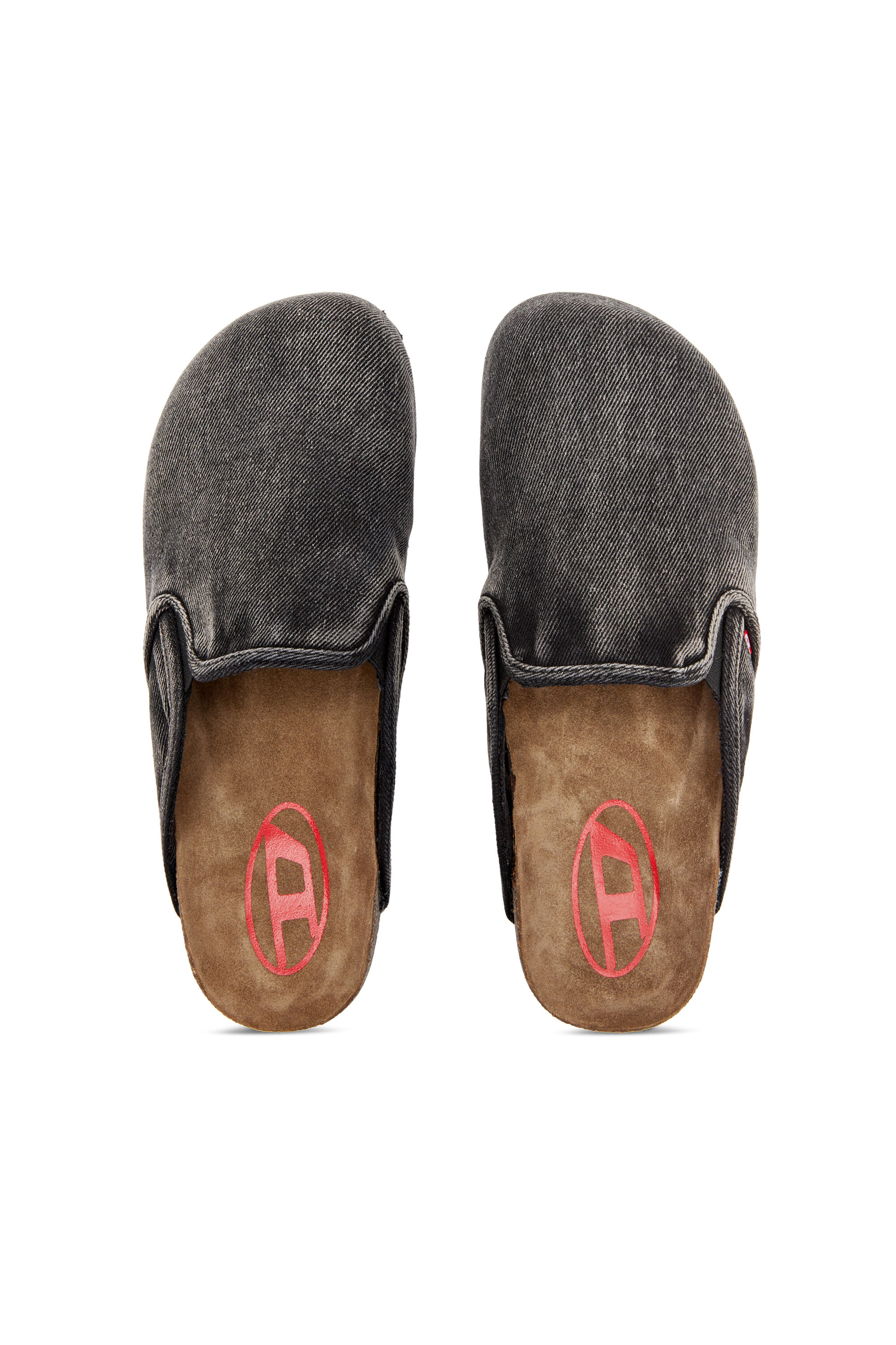 Diesel - D-WOODSTOCK SLIP-ON, D-Woodstock-Mule in denim Uomo in Nero - 4