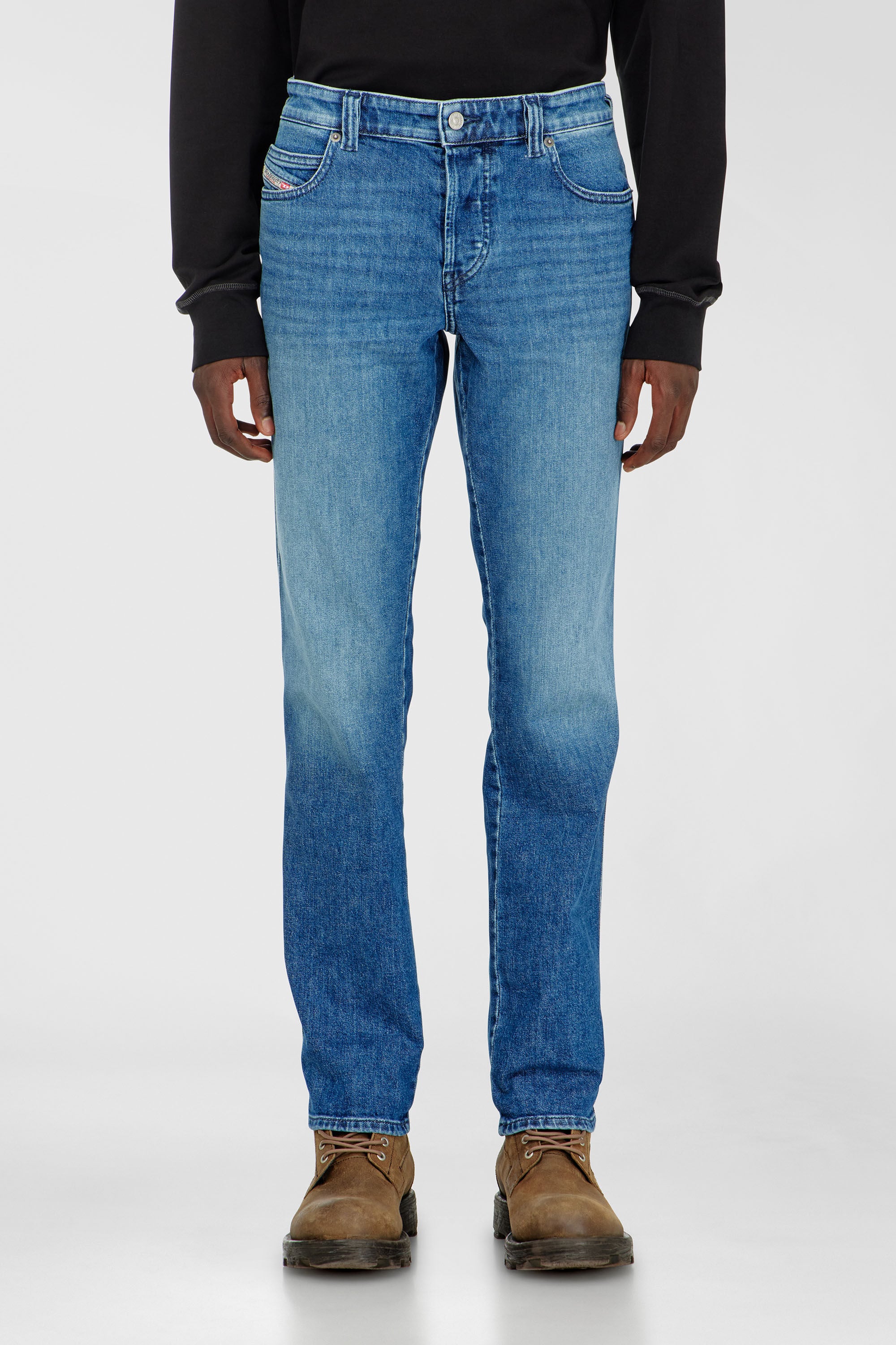 Diesel - Man's Slim Jeans 1993 D-Vyl 0HKJM, Medium blue - 4