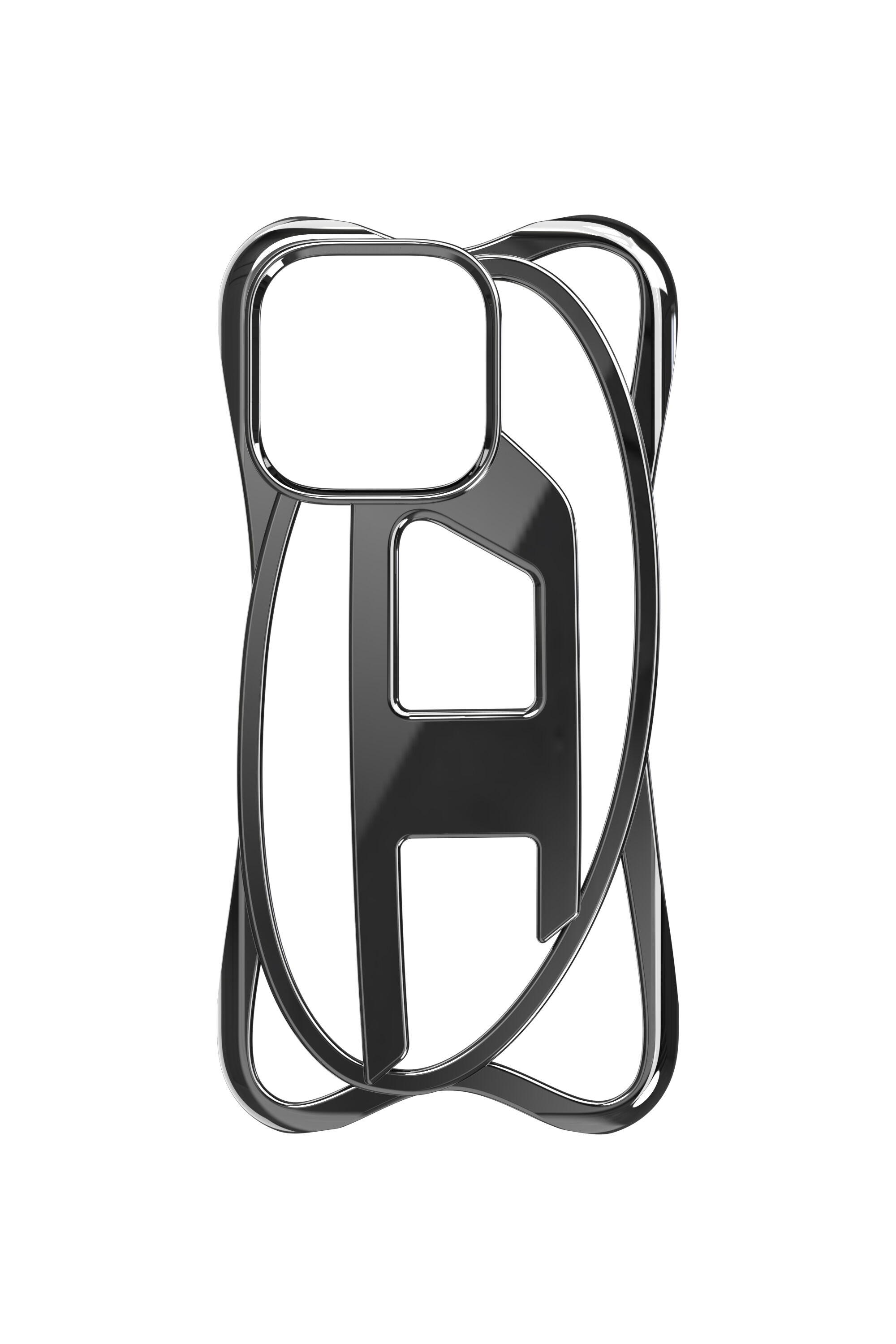 Diesel - 60268 CAGED D CASE, Custodia Caged D iPhone 16 Pro Unisex in Nero - 4