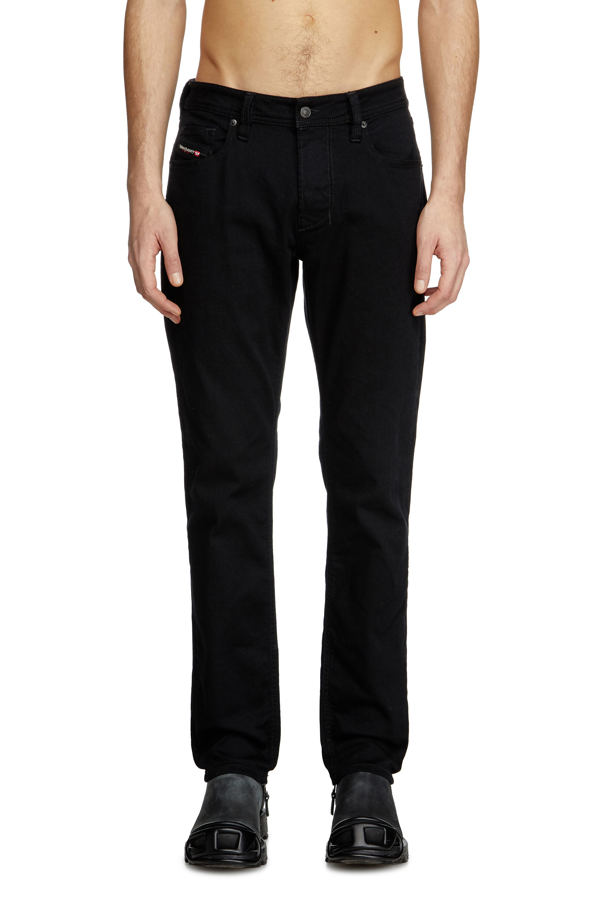 Diesel - Regular Jeans 1986 Larkee-Beex 0688H Uomo, Nero/Grigio scuro - Image 3