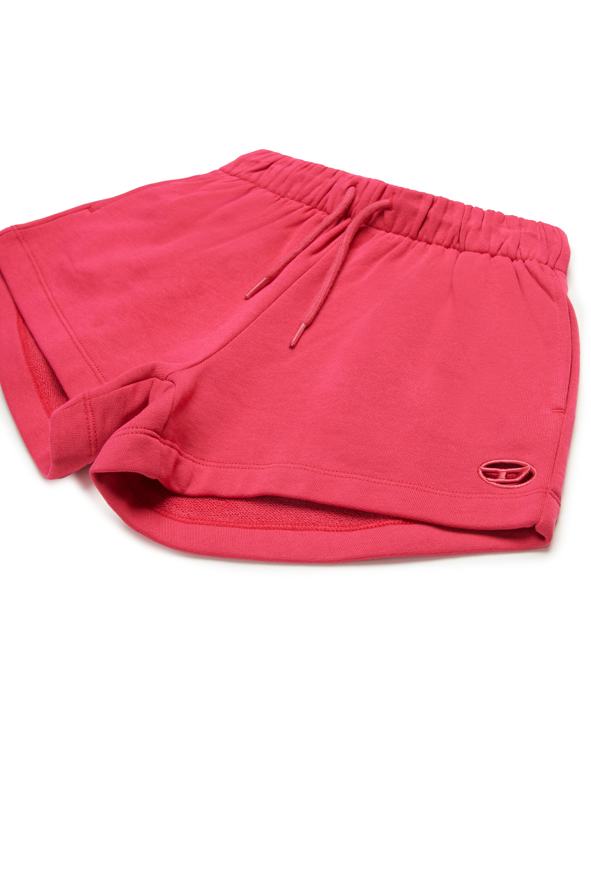 Diesel - PAGL, Shorts sportivi con logo Oval D cut-out Donna in Rosa - 3