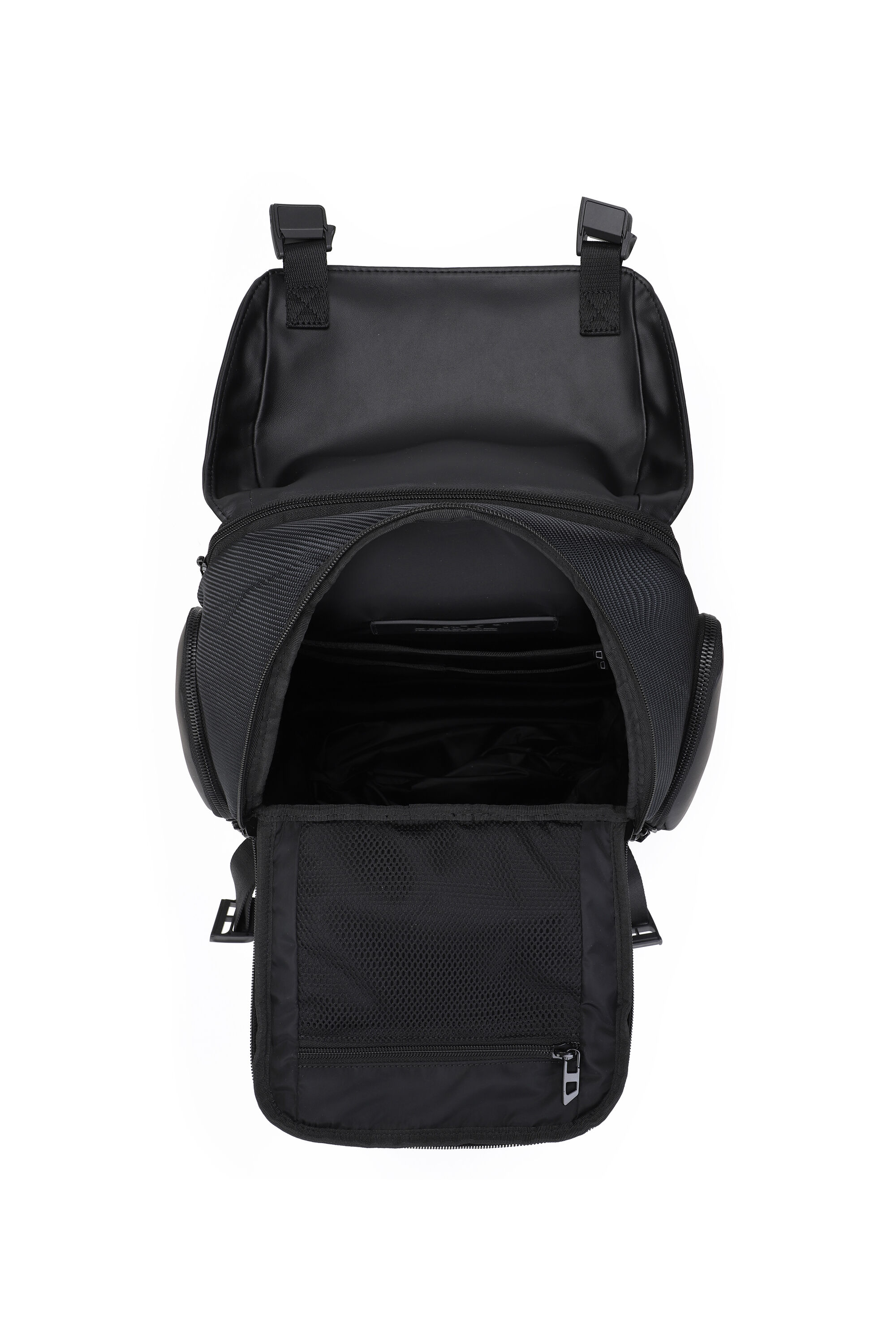 Diesel - DIESEL CARBON FIBER BACKPACK-BLACK  DSB0, Zaino business funzionale Unisex in Nero - 3