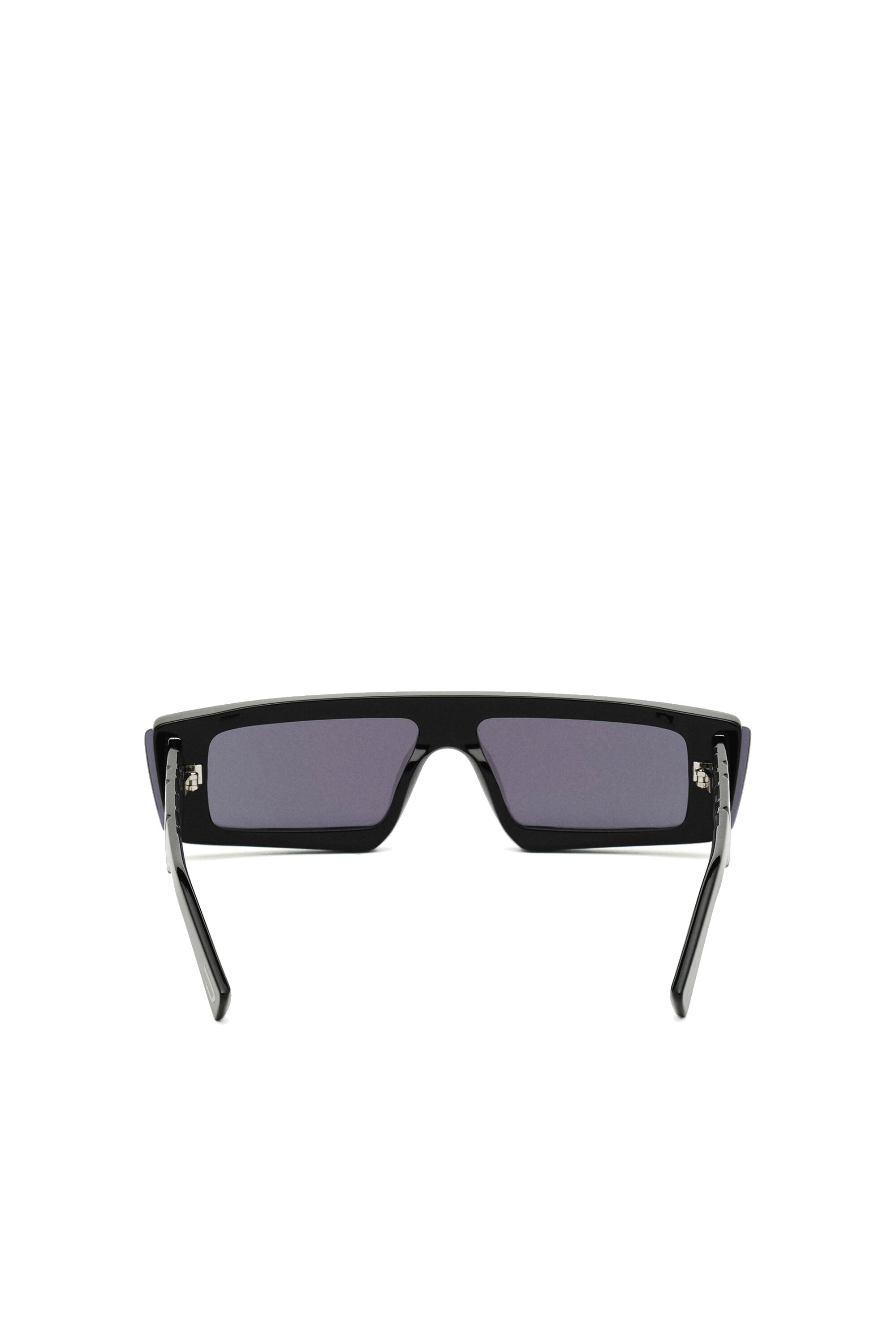 Diesel - DL0318, Mascherina in acetato con lenti a specchio Uomo in Nero - 3