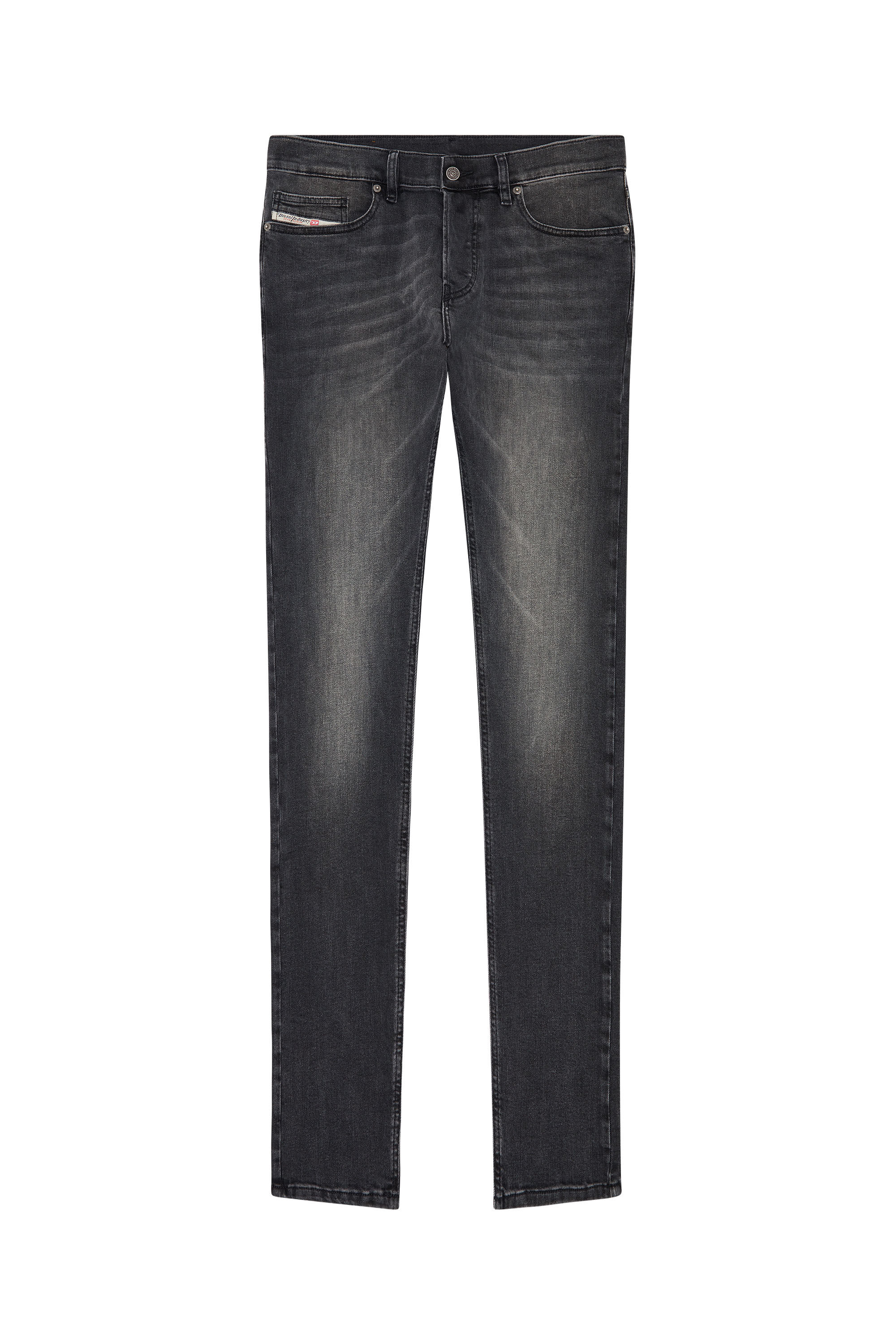 Diesel - D-Luster 0IHAV Slim Jeans, Nero/Grigio scuro - Image 2