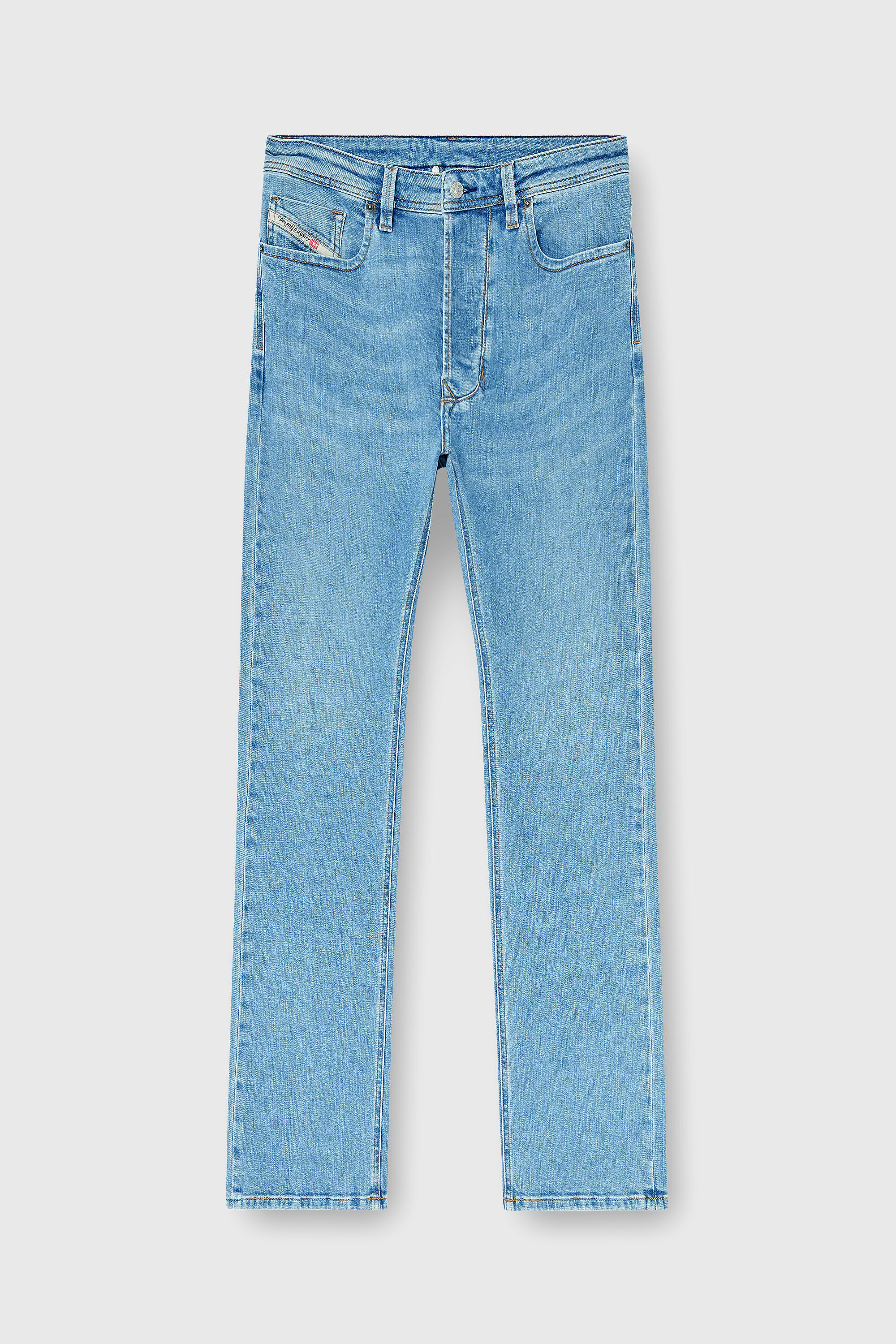 Diesel - Regular Jeans 1985 Larkee 0HDBJ Uomo, Blu Chiaro - Image 6