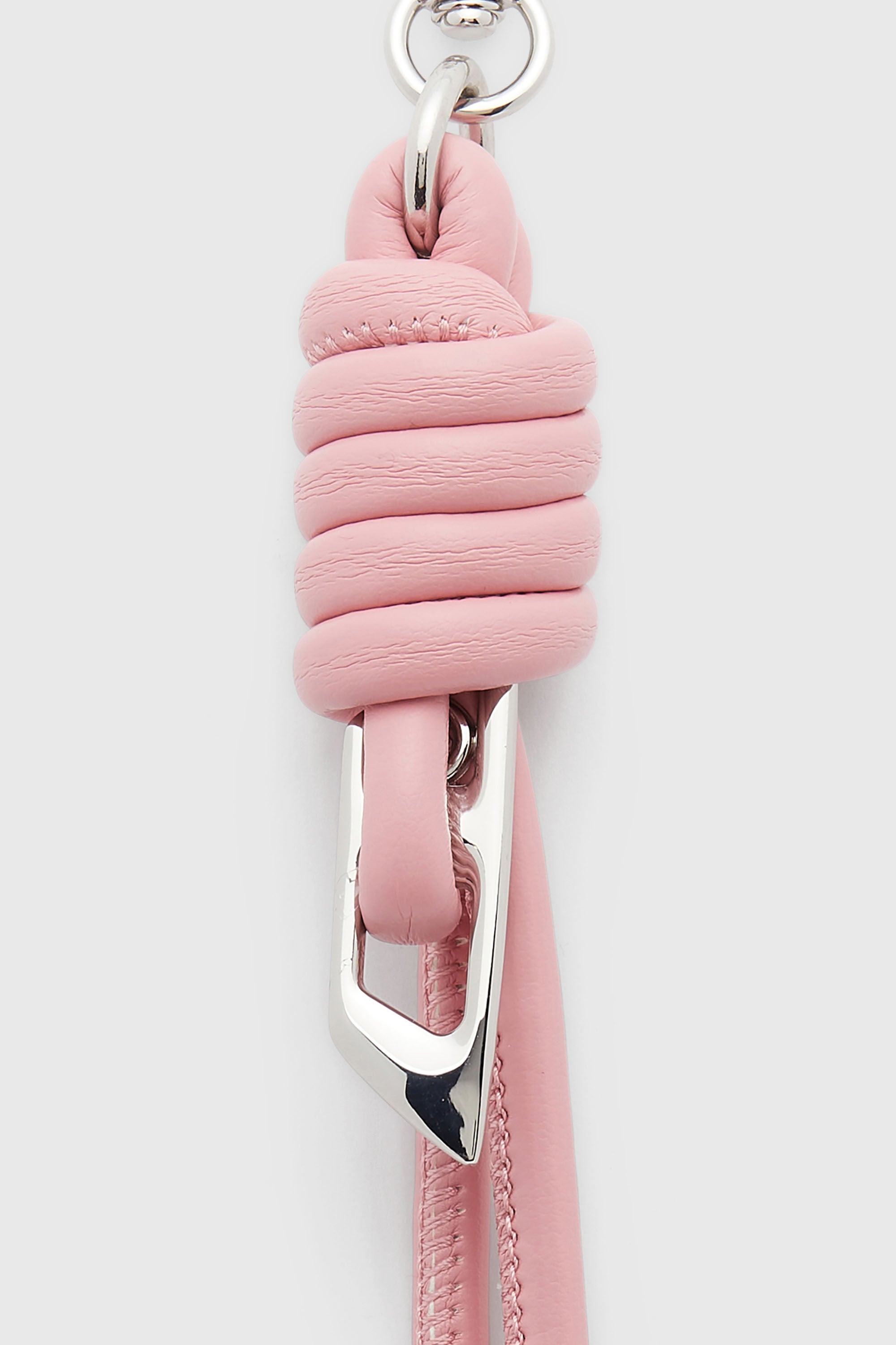 Diesel - ROPE I, Charm con cinturini annodati in metallo e PU Unisex in Rosa - 3