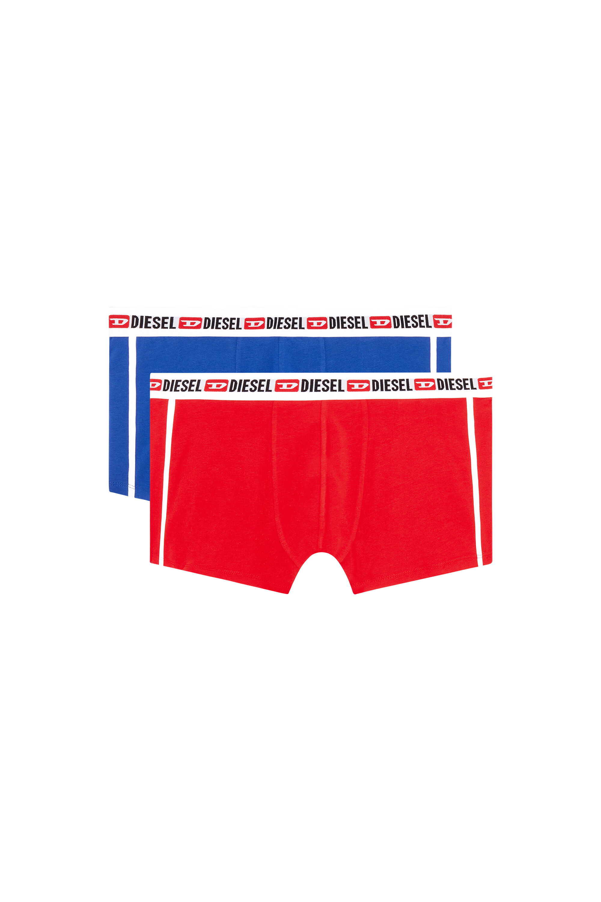 Diesel - UMBX-SHAWNTWOPACK BOXERS, Blu/Rosso - Image 4