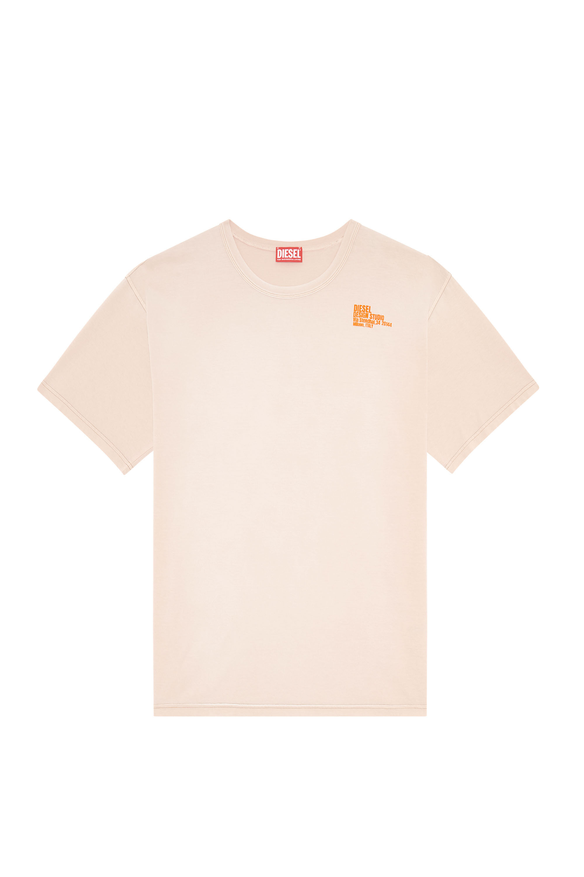 Diesel - T-BOXT-N7, T-shirt con mini stampa Design Studio Uomo in Rosa - 2