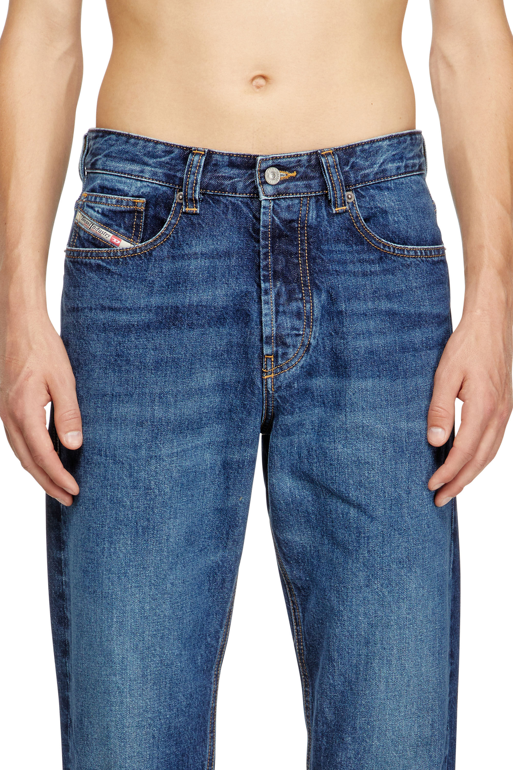Diesel - Regular Jeans 2024 D-Macs 09I27 Uomo, Blu medio - Image 4