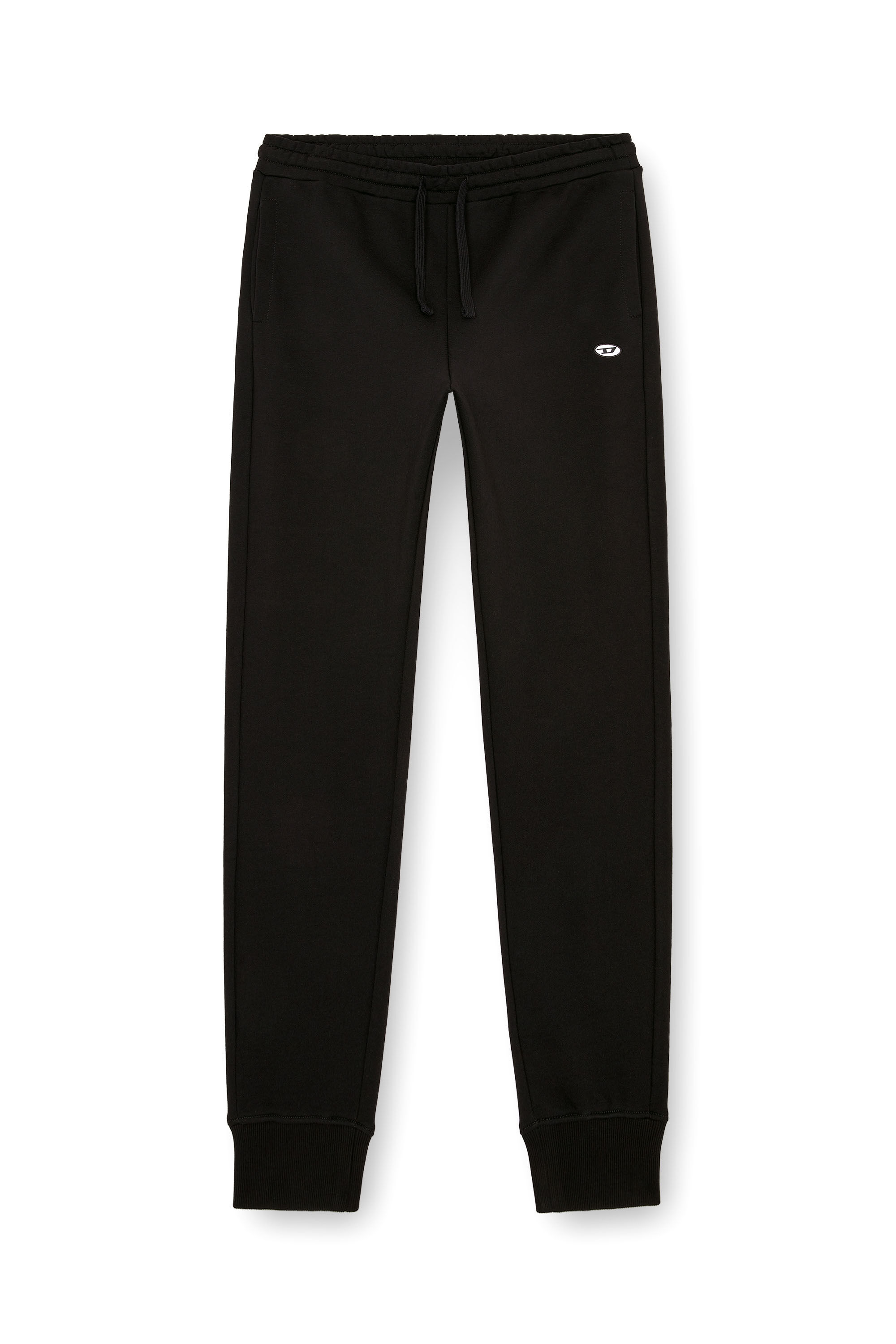 Men's Track pants with Oval D patch | Black | Diesel