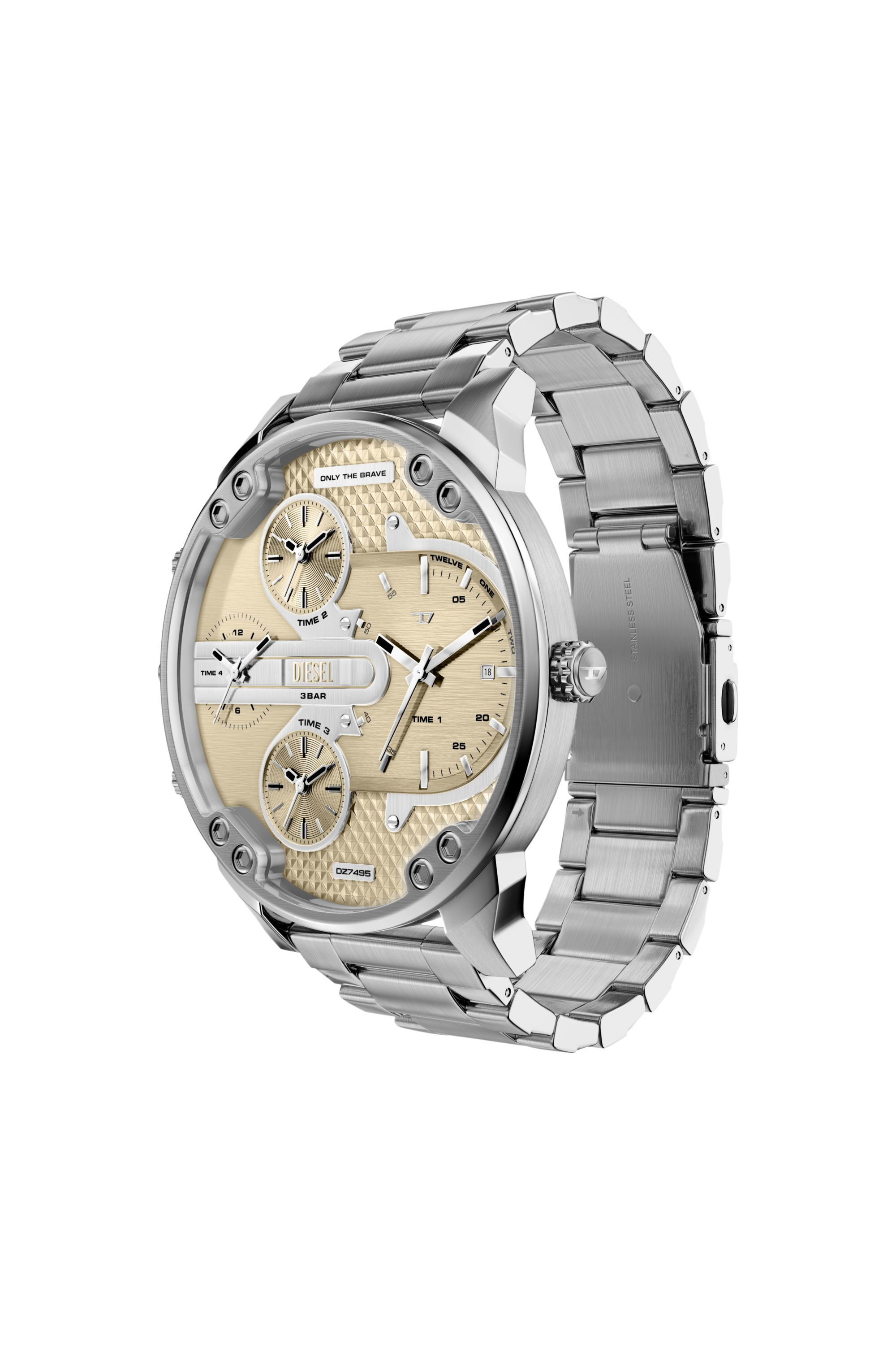 Diesel - DZ7495 WATCH, Orologio Mr. Daddy Slim in Acciaio Inox Uomo in Argento - 6