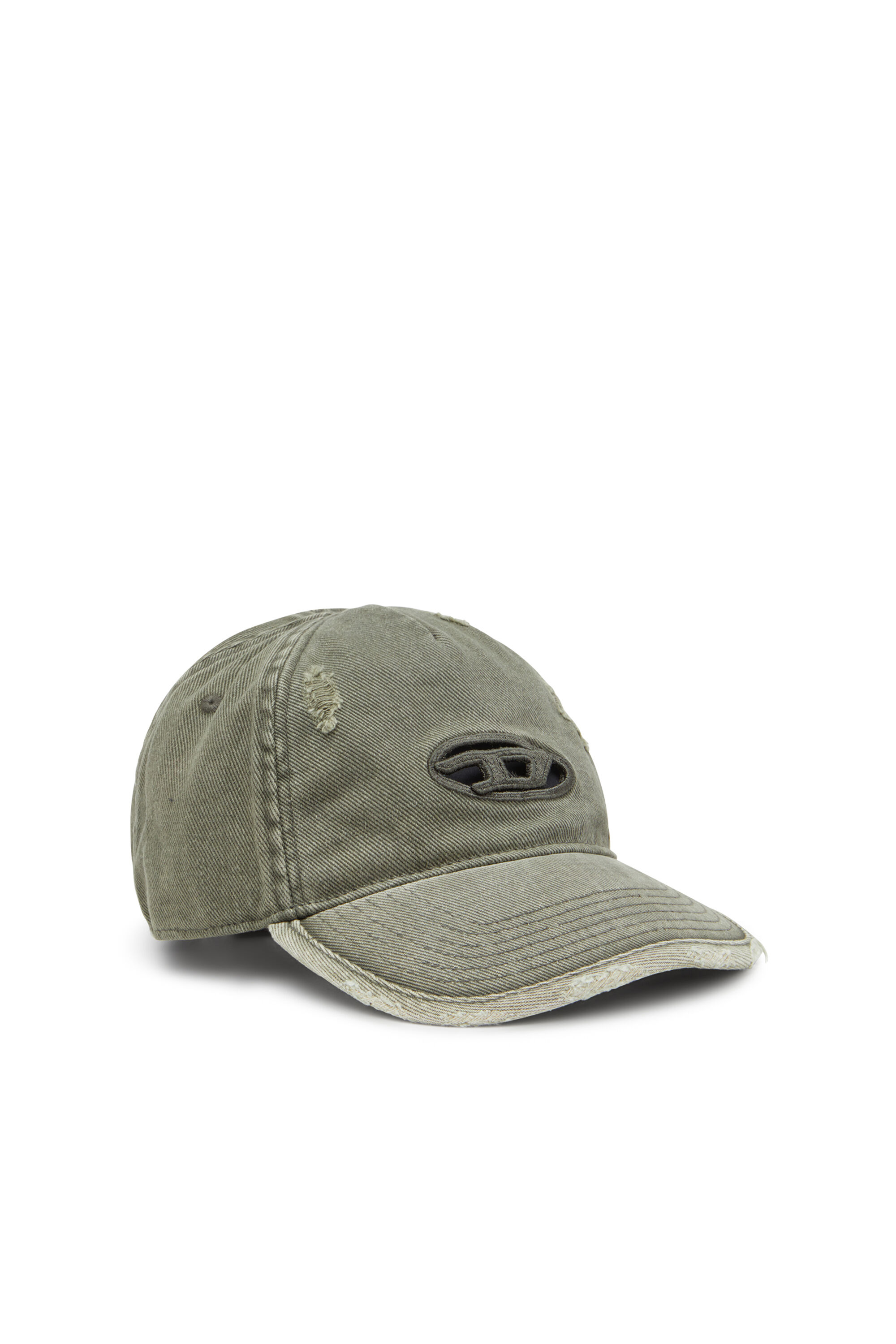 Diesel - C-BALL-UTLT, Cappello da baseball con Oval D Uomo in Verde - 1