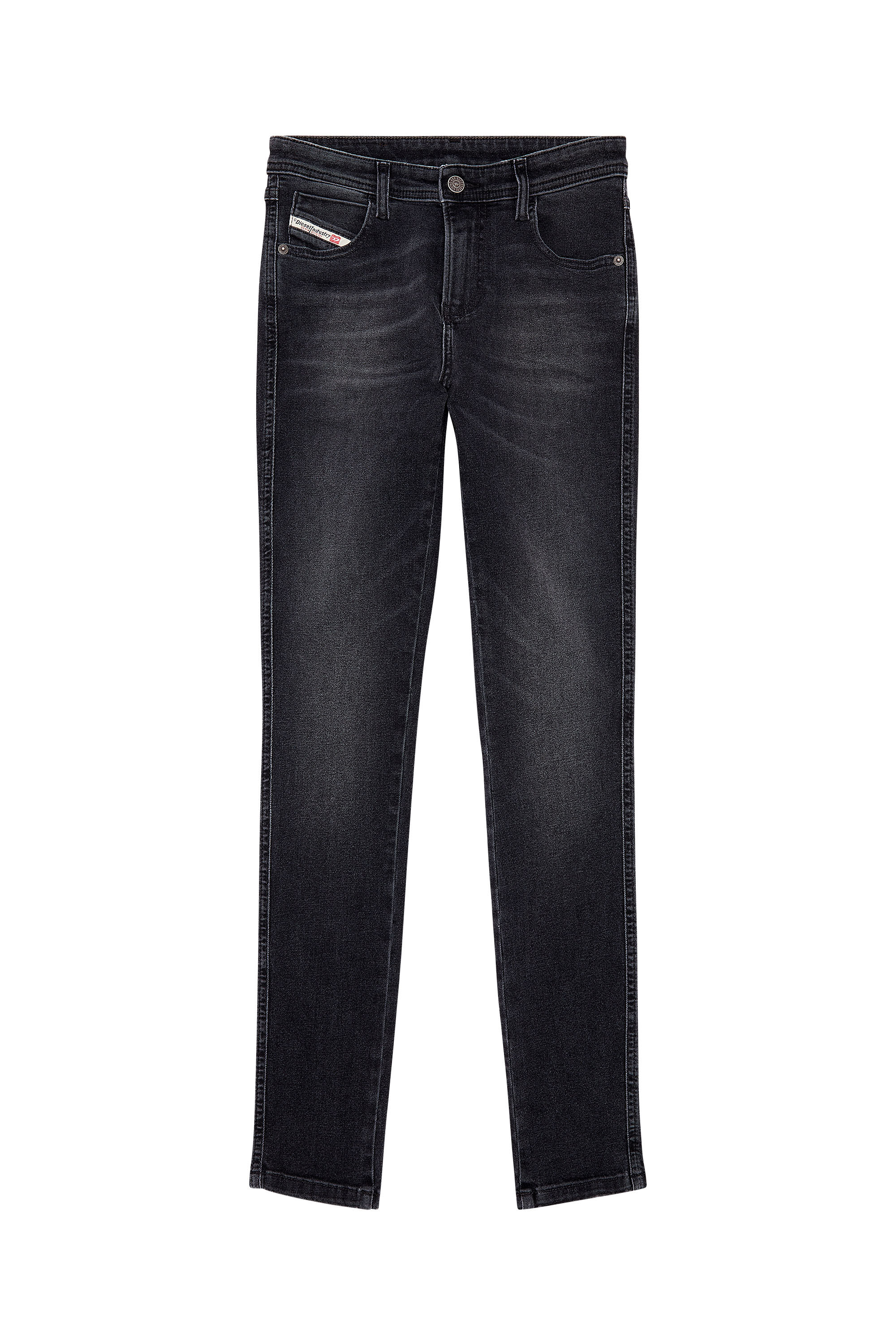 Diesel - Skinny Jeans 2015 Babhila 0PFAS, Nero/Grigio scuro - Image 2