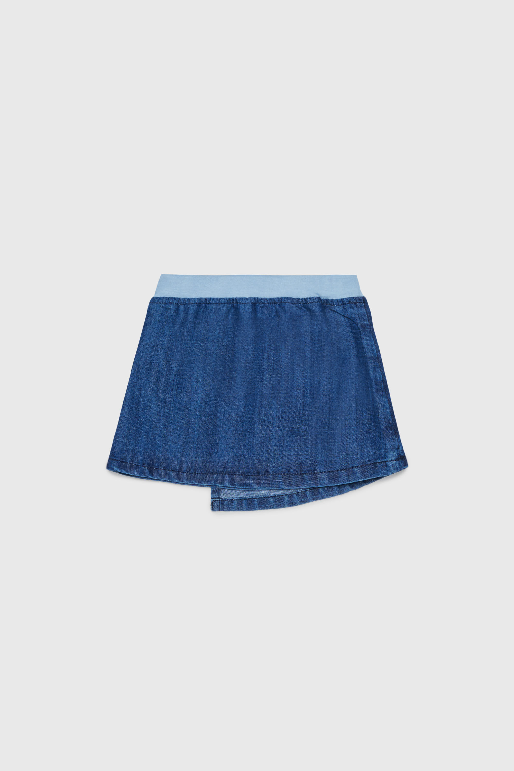 Diesel - GLINIMB, Gonna effetto wrap in denim Donna in Blu - 2