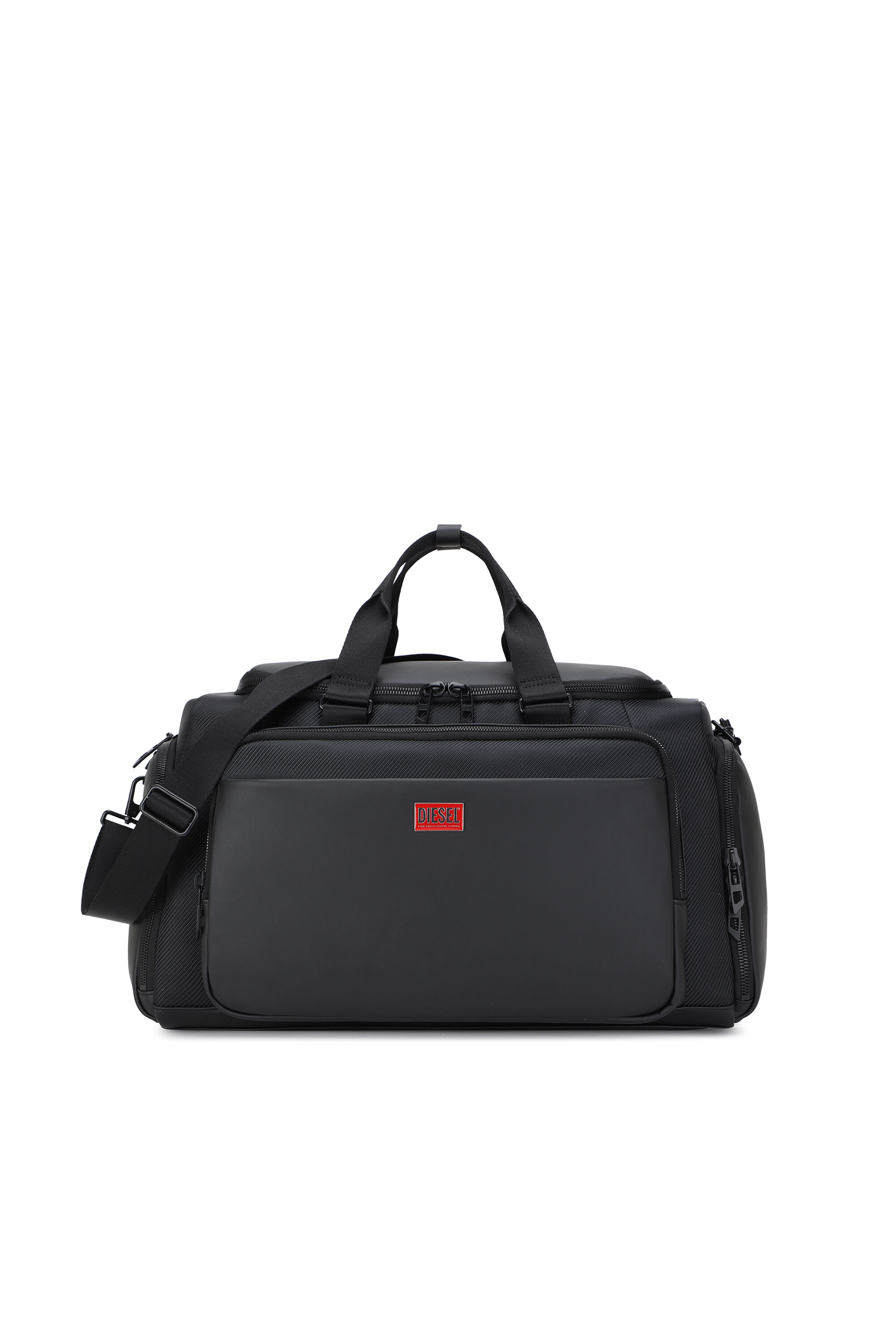 Diesel - DIESEL CARBON FIBER DUFFLE-BLACK DSB002, Borsa da viaggio capiante Unisex in Nero - 1
