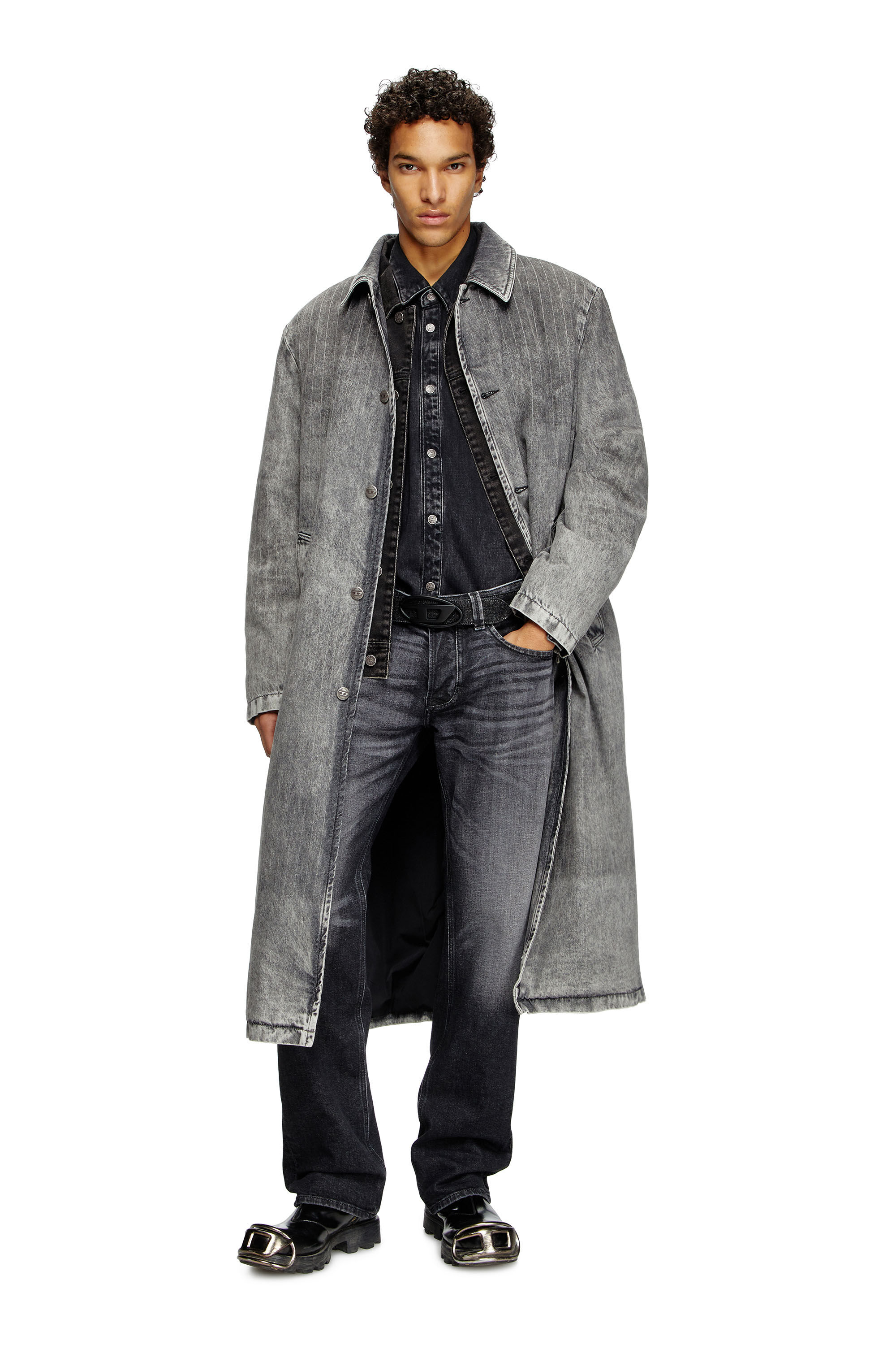 Men's Regular Jeans | Low Waist 1985 LarkeeBlack/Dark grey | Diesel IT