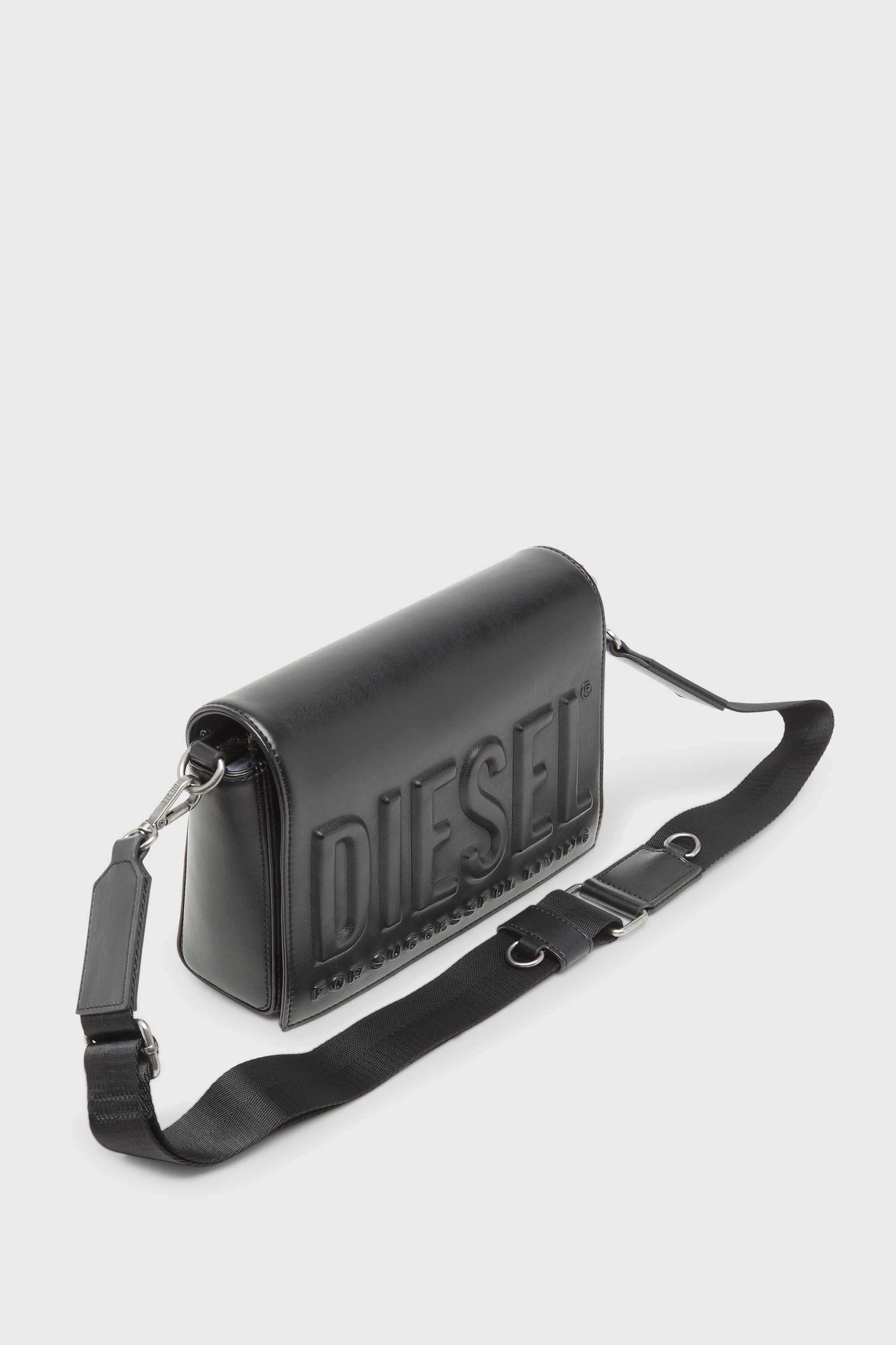Diesel - DSL 3D CAMERA BAG X, Dsl 3D - Camera bag con logo 3D Unisex in Nero - 6