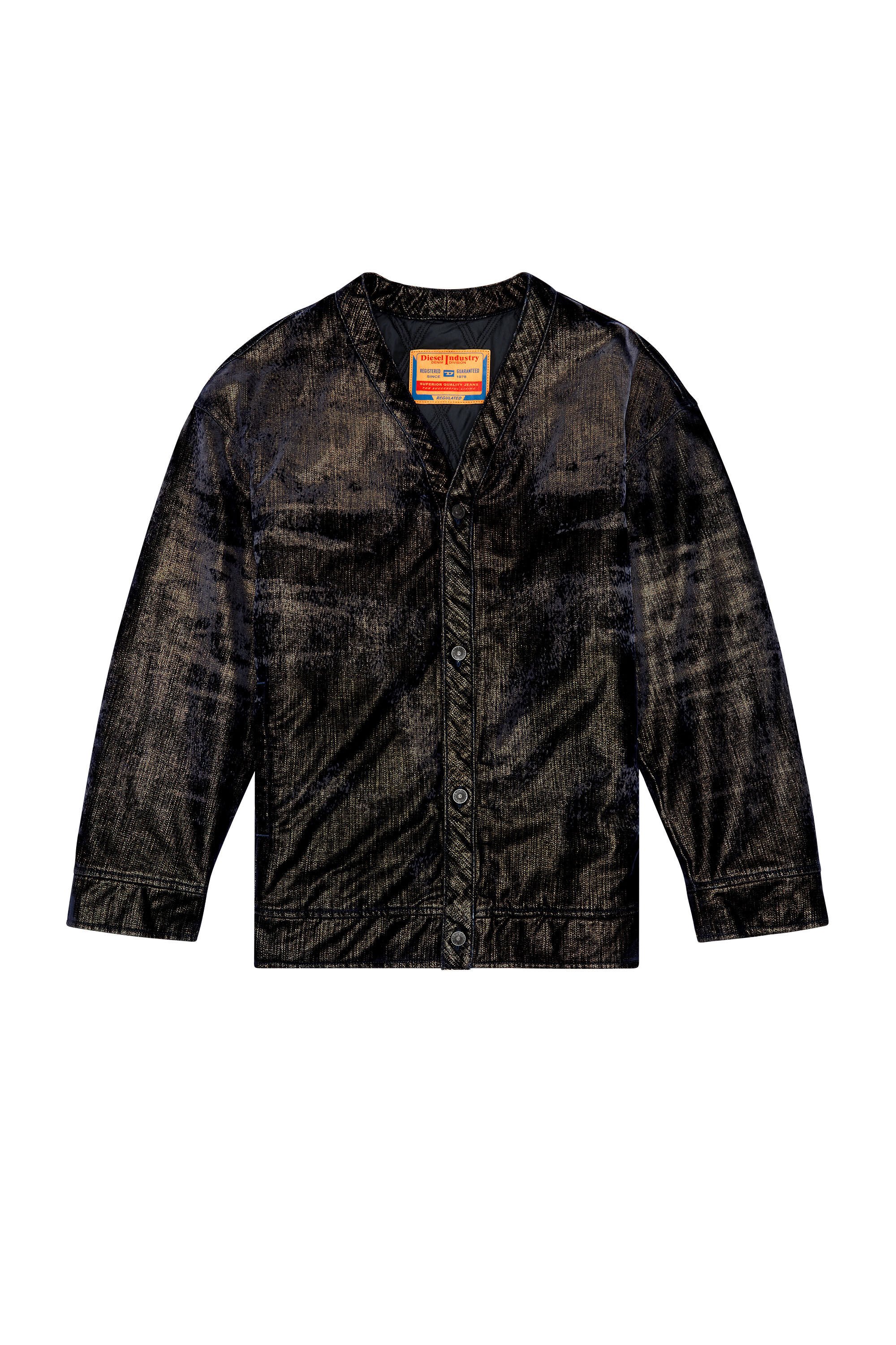 Diesel - D-CONF-S, Man Jacket in shimmery denim in Multicolor - Image 2
