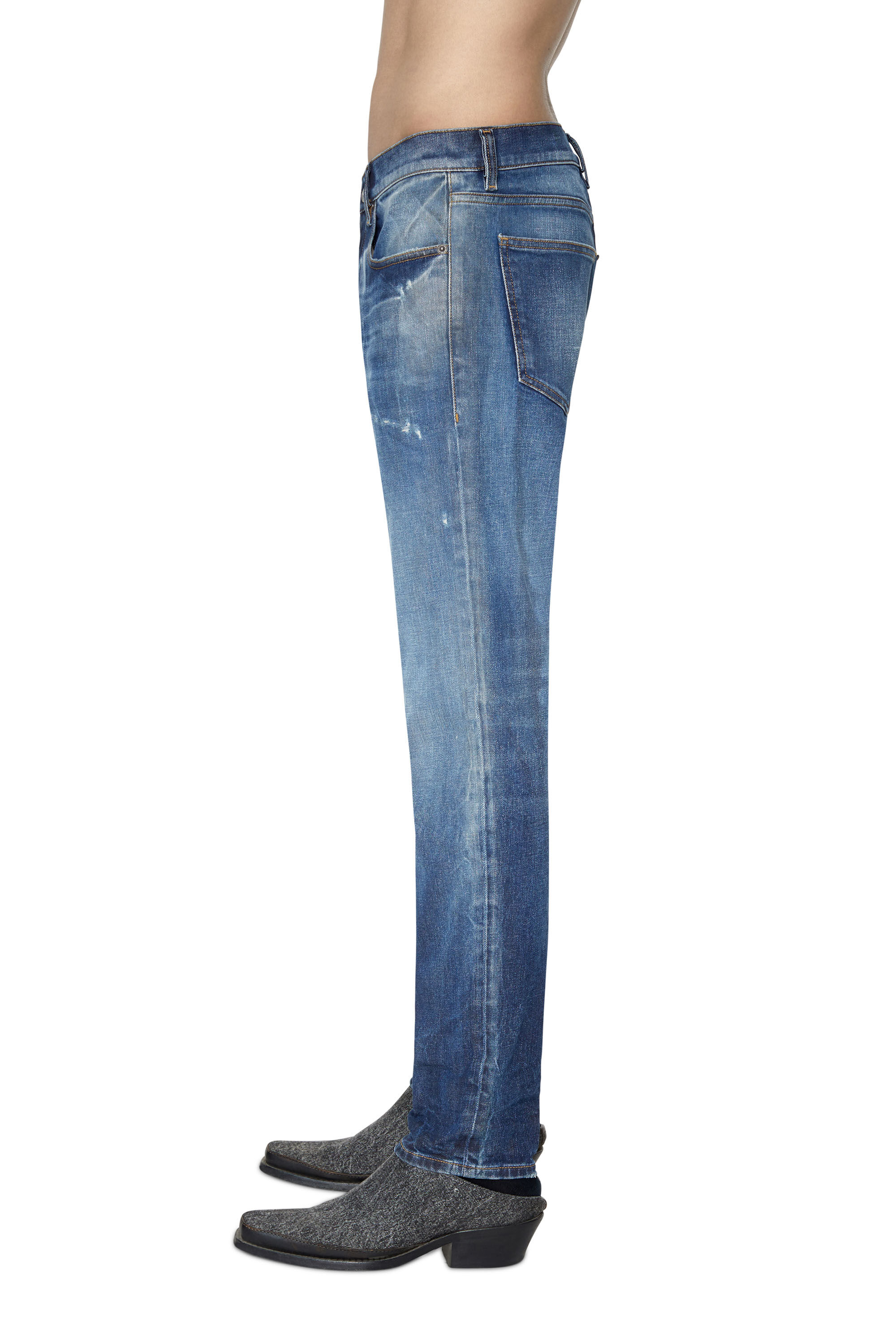Diesel - 2019 D-STRUKT 09E14 Slim Jeans, Blu medio - Image 5