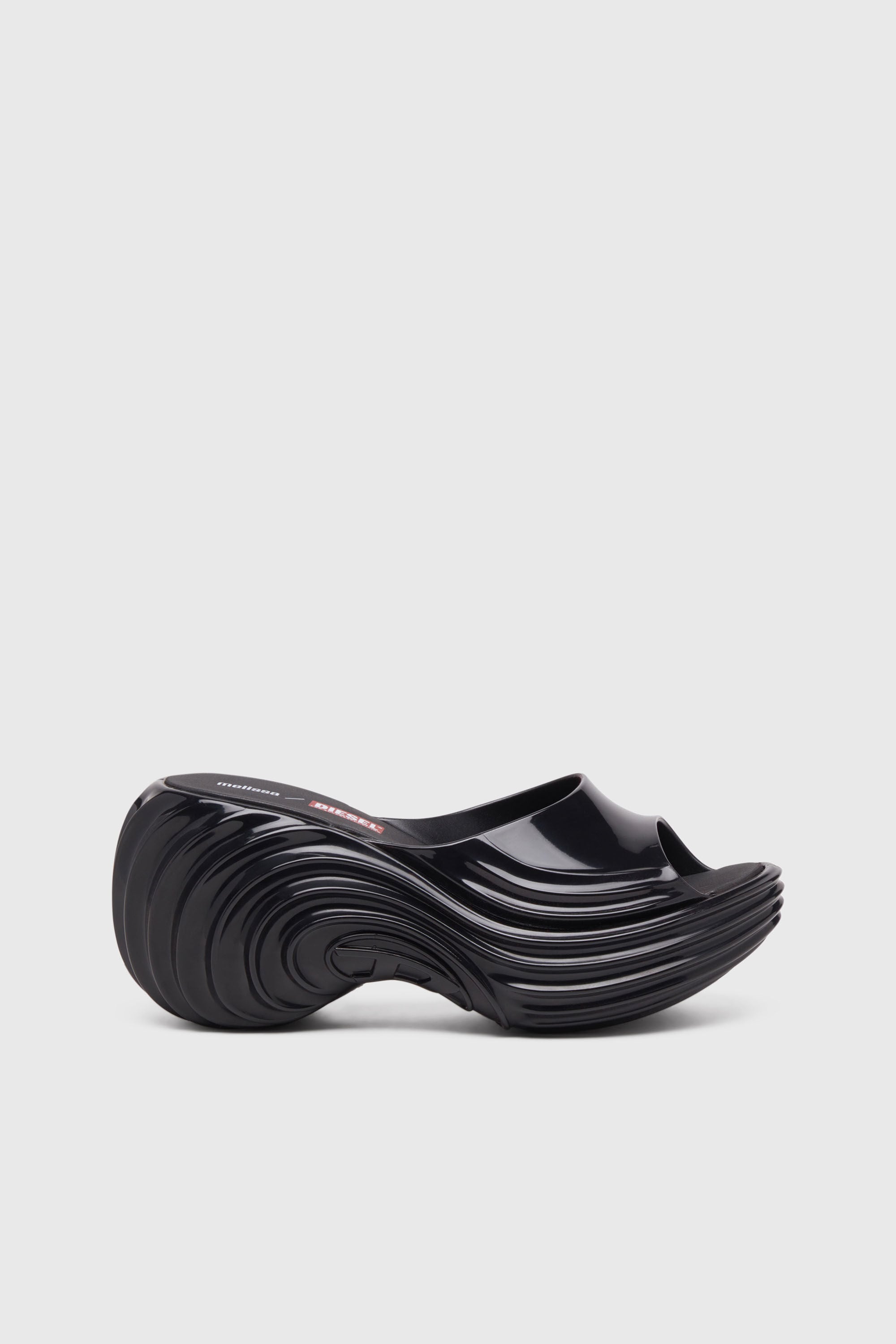 Diesel - MELISSA QUANTUM PLATFORM, Mule platform in Melflex&reg; Donna in Nero - 1