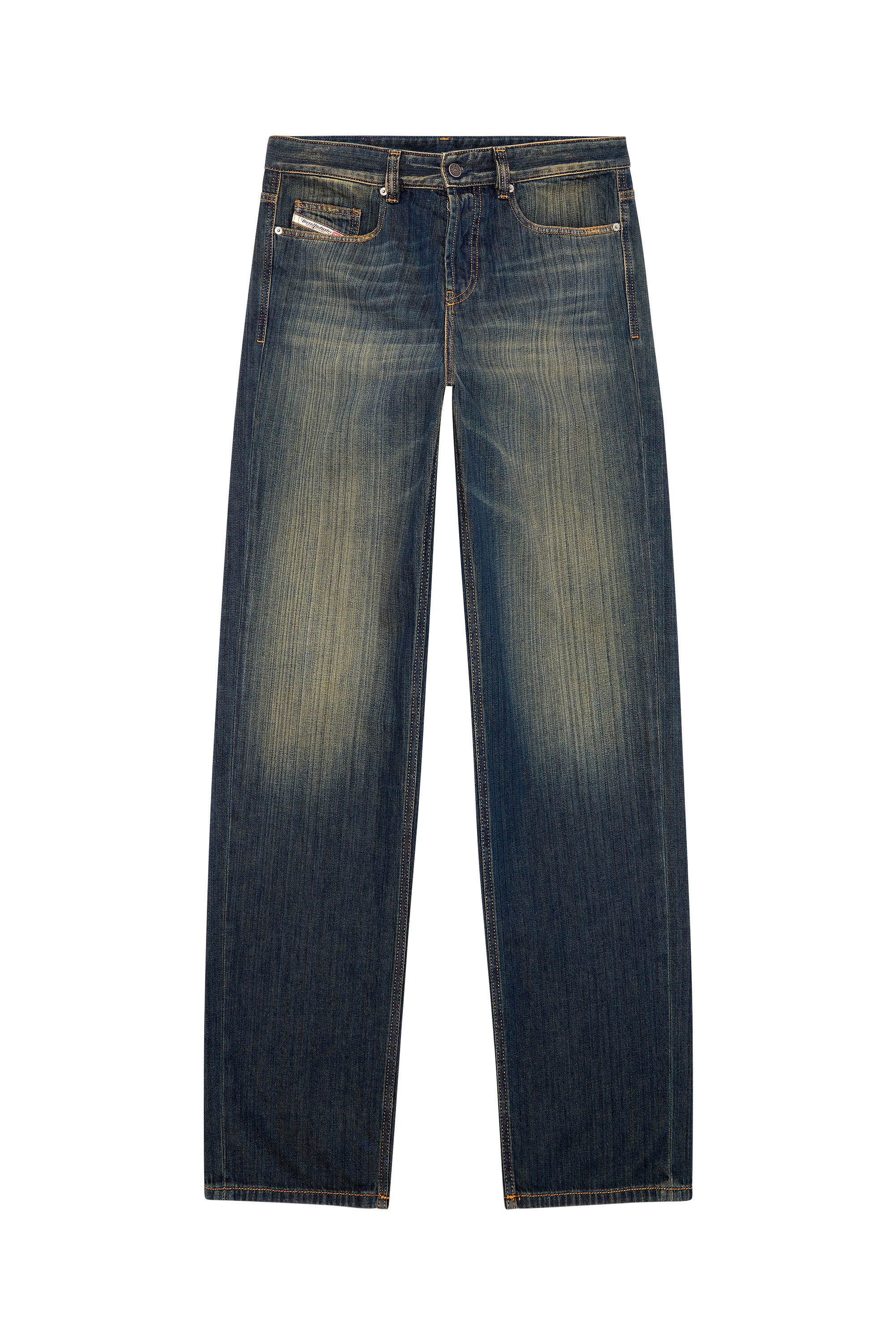 Diesel - Straight Jeans 2001 D-Macro 09I20, Blu Scuro - Image 2