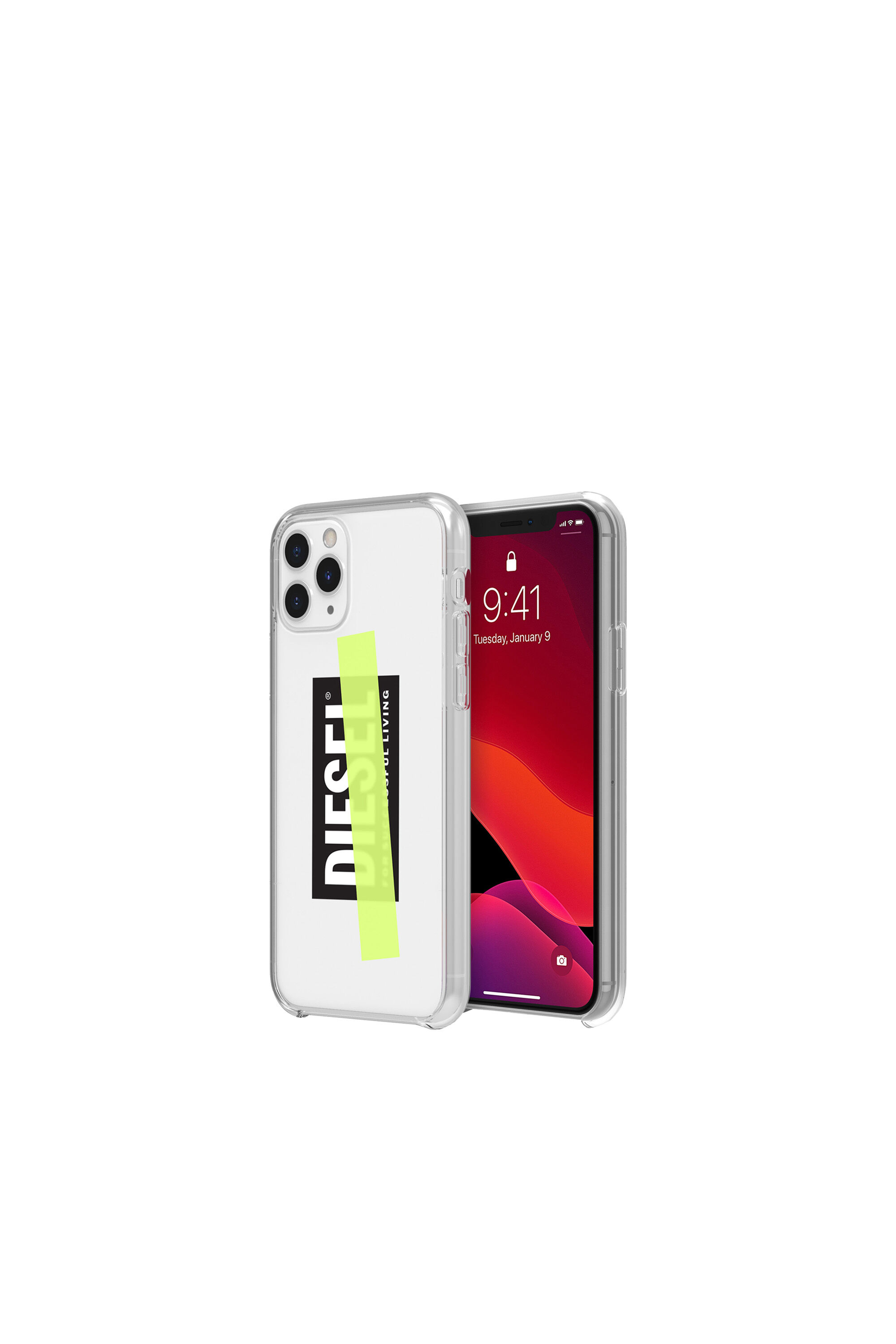 Diesel - DIPH-031-CLYET, Cover stampata  per iPhone 11 Pro Unisex in Bianco - 1
