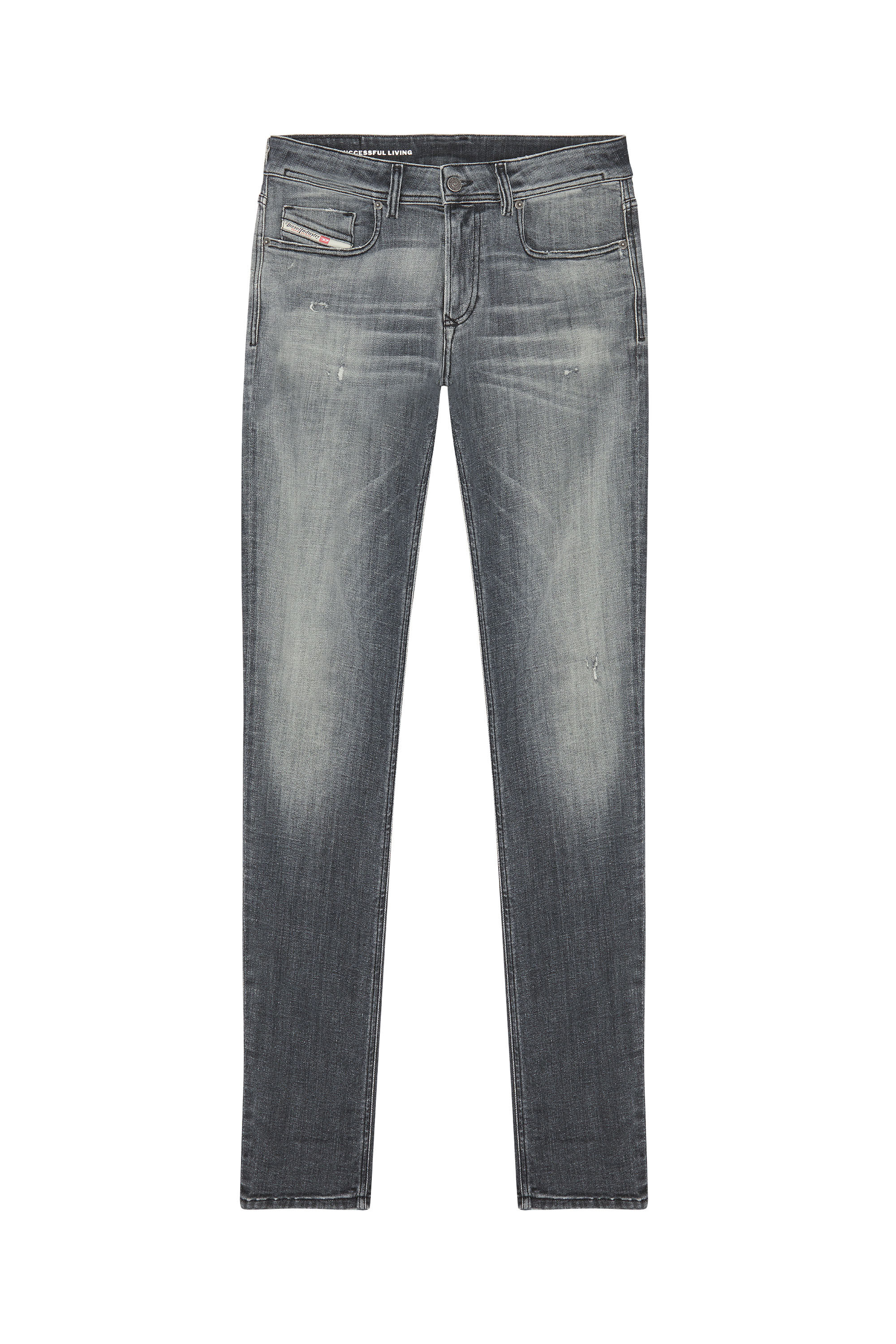 Diesel - 1979 Sleenker 09F13 Skinny Jeans, Nero/Grigio scuro - Image 2