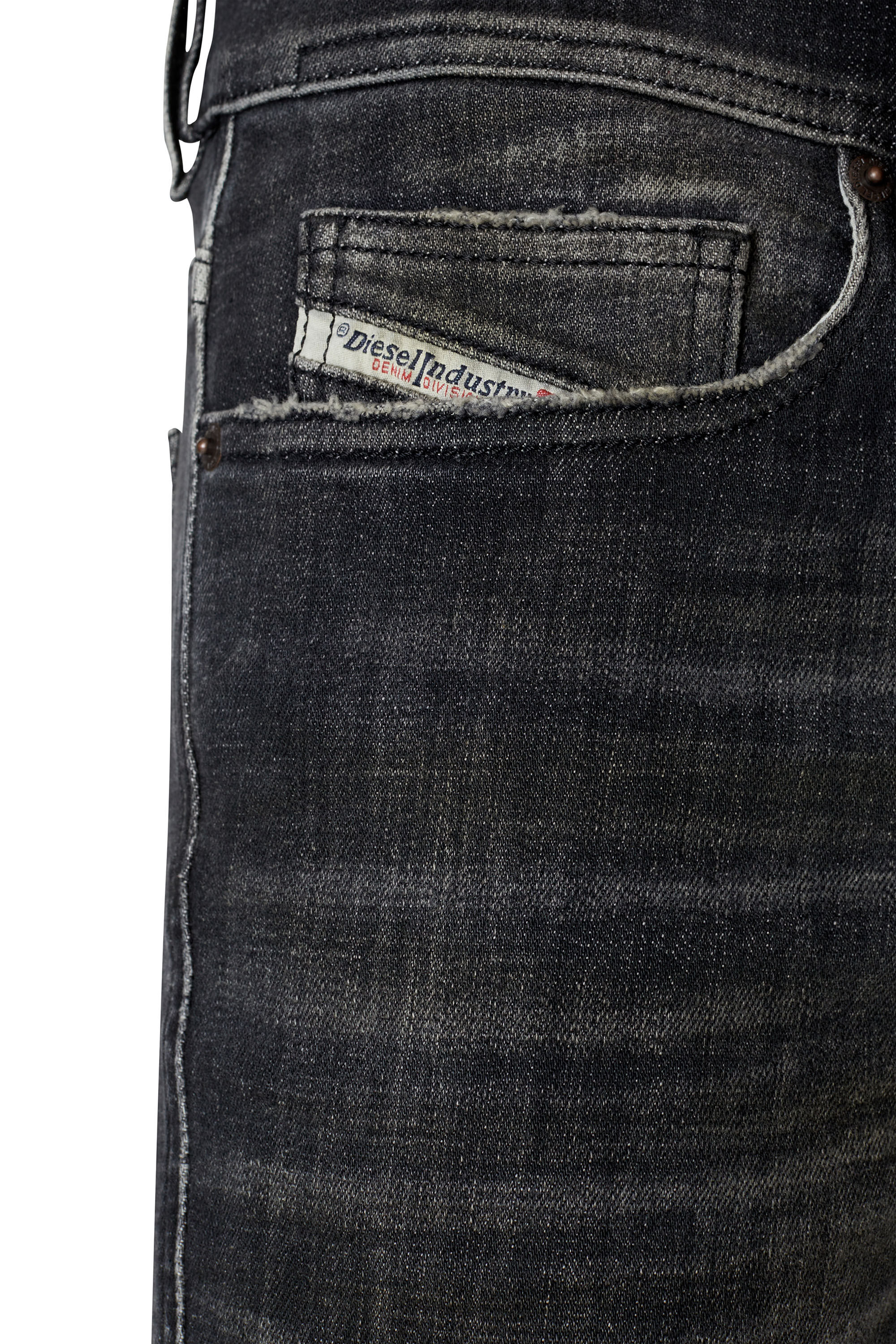 Diesel - 1983 D-Amny 09D88 Skinny Jeans, Nero/Grigio scuro - Image 6