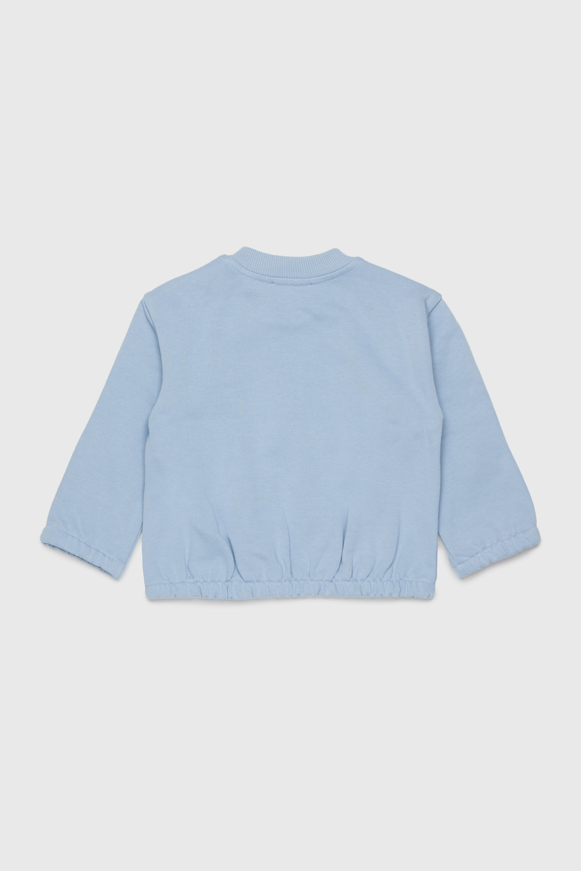 Diesel - SFUMB, Felpa in cotone con stampa logo starburst Donna in Blu - 2