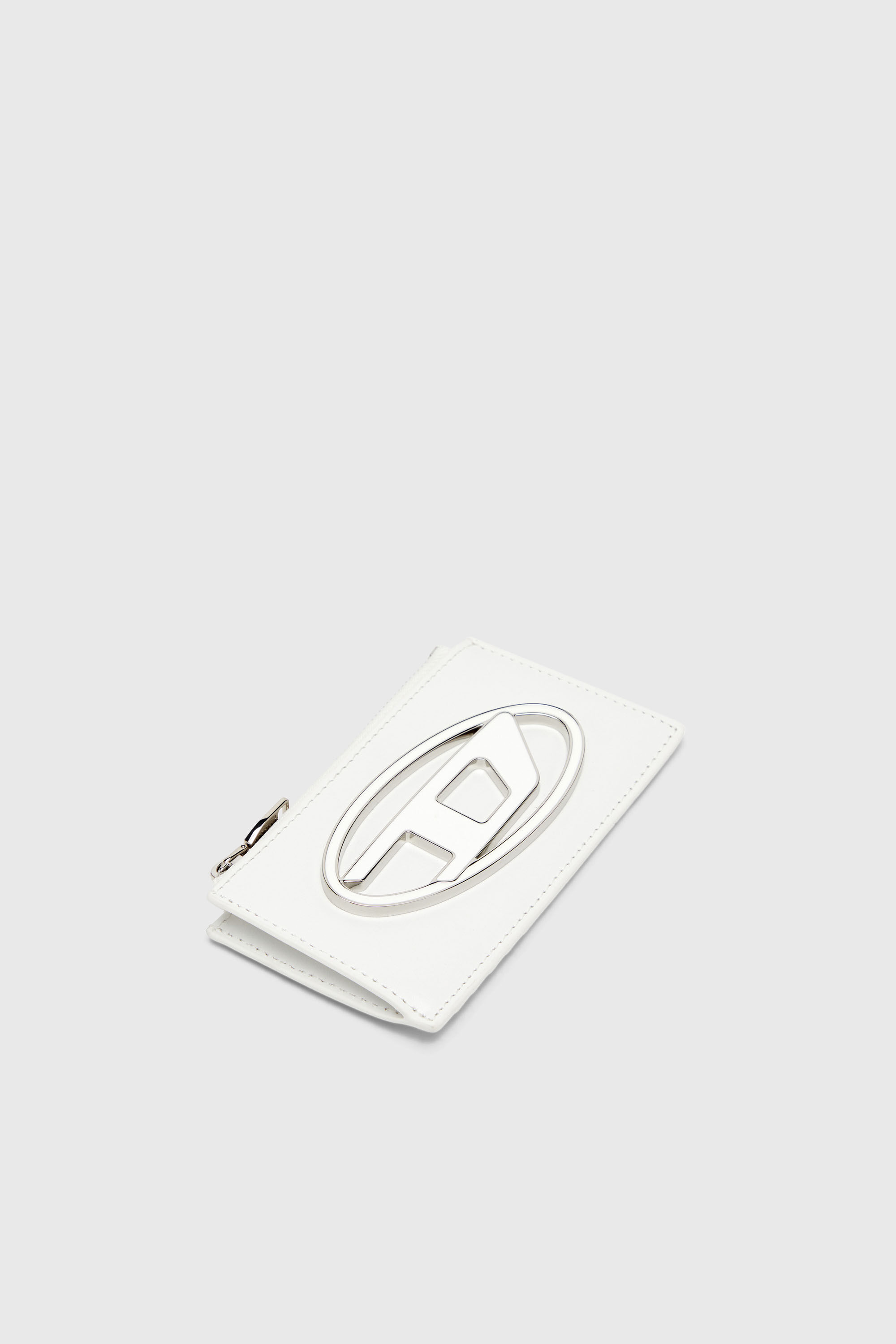 Diesel - 1DR CARD HOLDER III, Portacarte piatto in nappa Donna in Bianco - 4