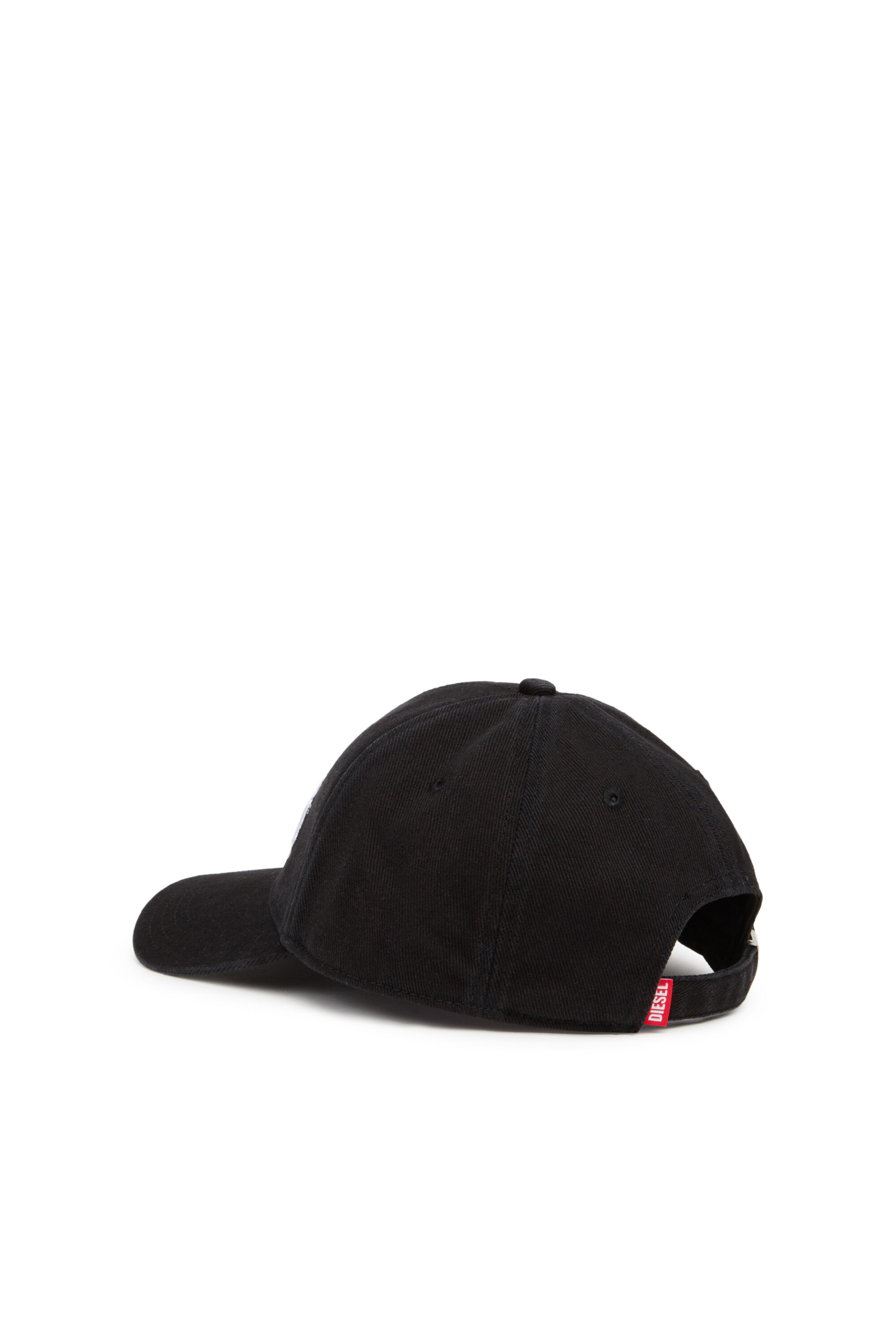Diesel - CORRY-DIV-WASH, Man Baseball cap with logo embroidery in Black - Image 2