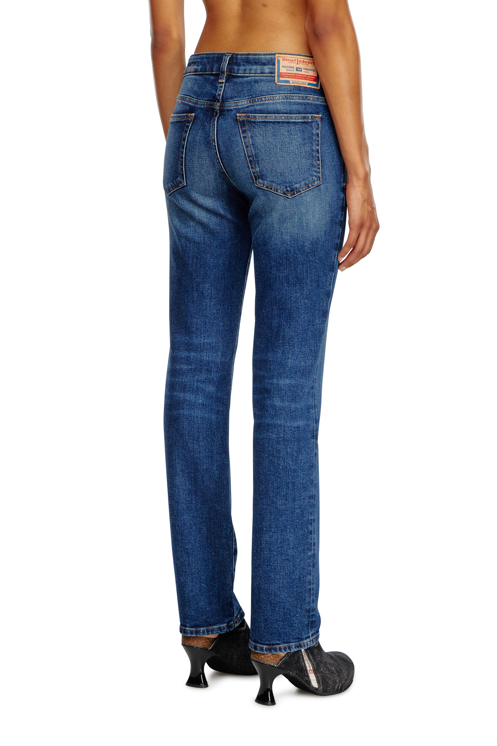 Diesel - Regular Jeans 1989 D-Mine 09I28 Donna, Blu Scuro - Image 4