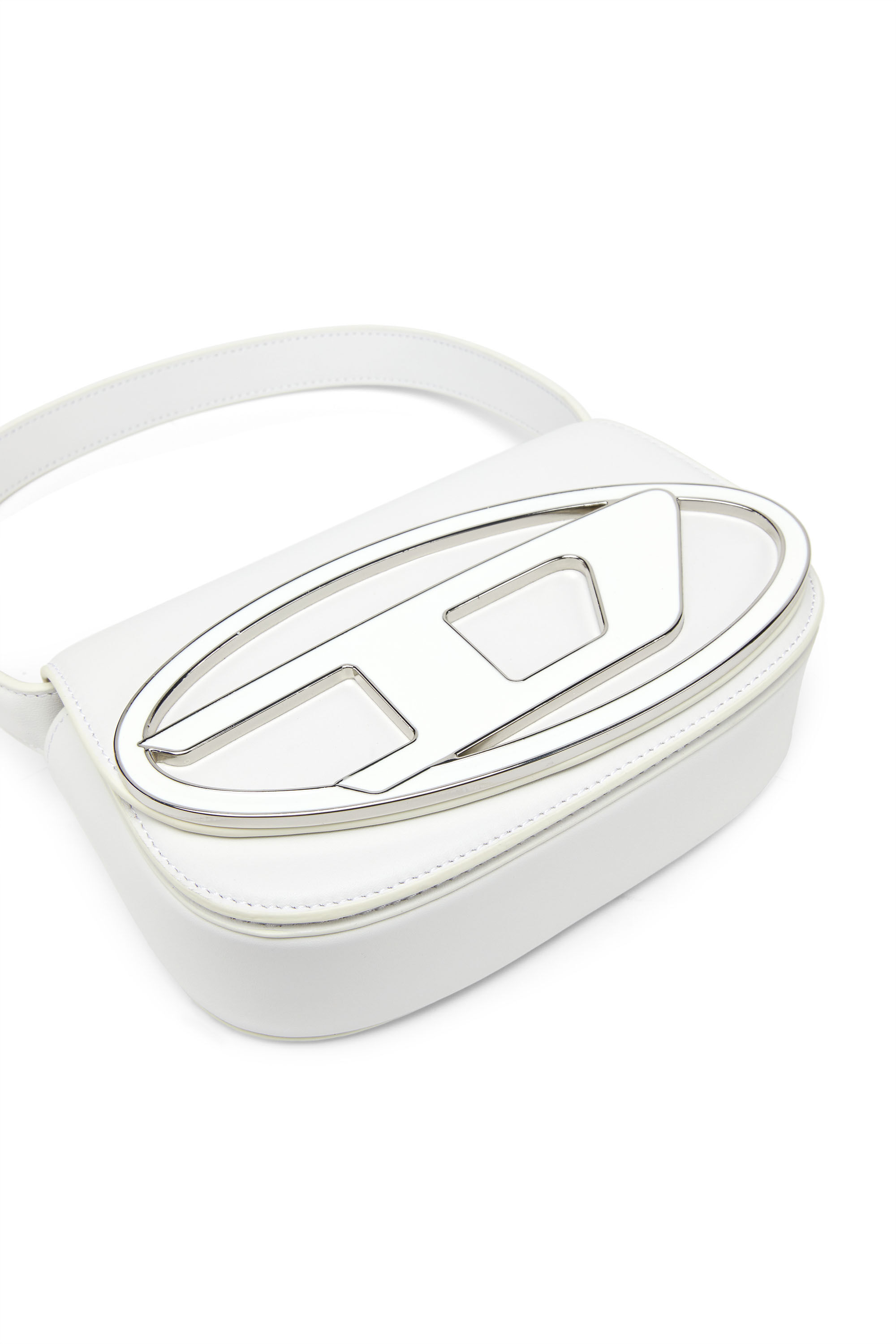 1DR Iconica borsa a spalla in nappa Donna Bianco Diesel