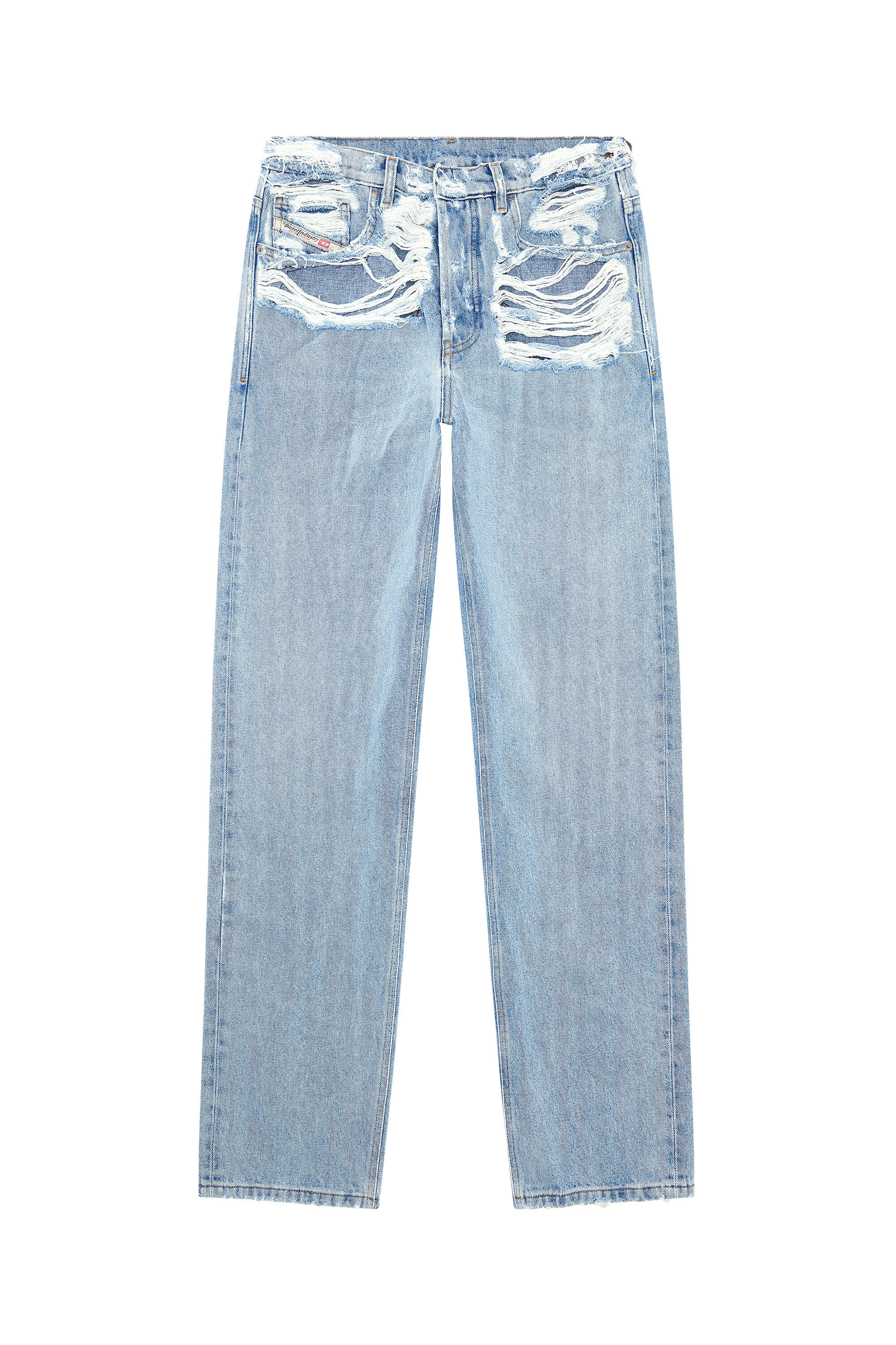 Diesel - Straight Jeans D-Ark 007S3, Blu Chiaro - Image 2