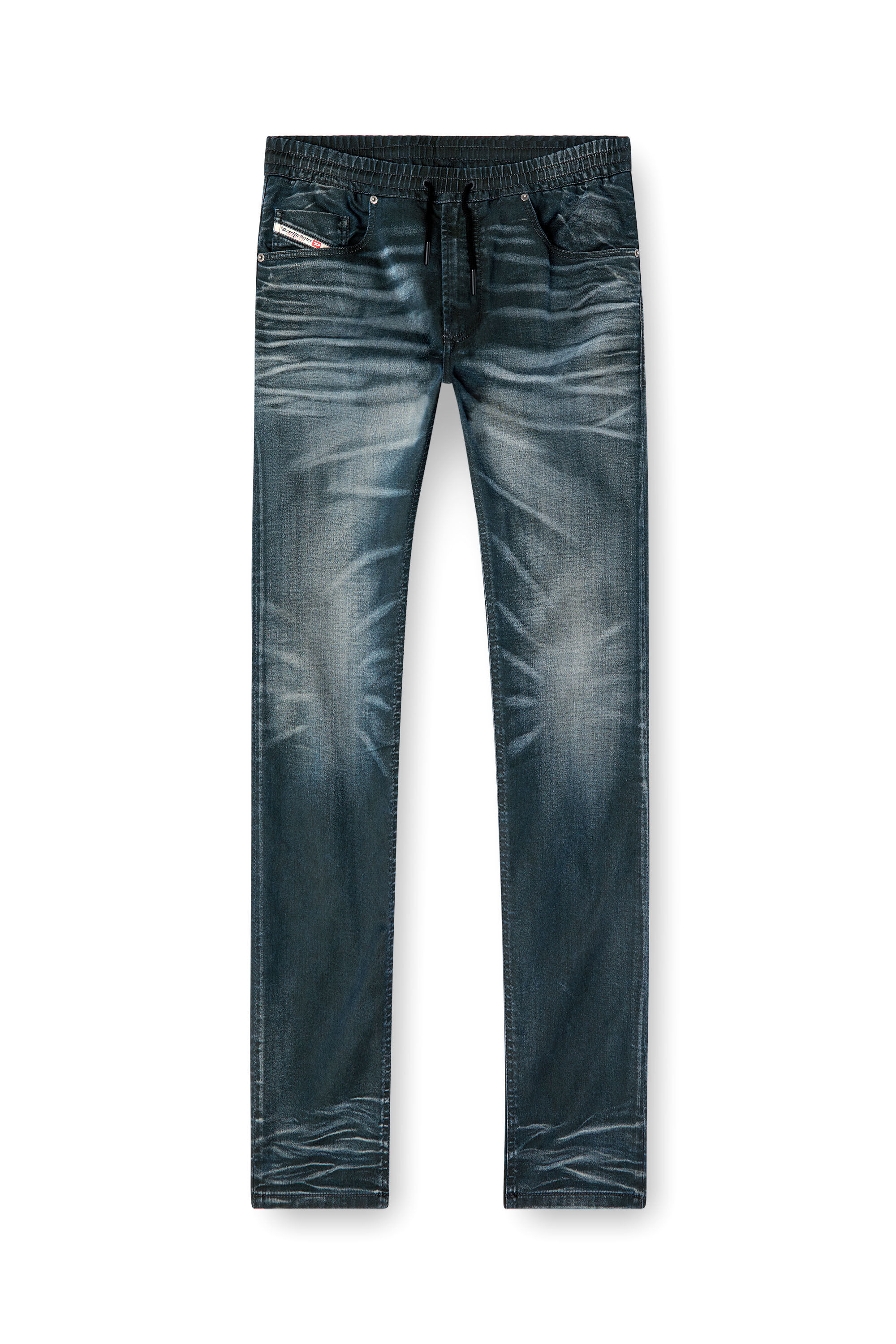 Diesel - Regular 2030 D-Krooley Joggjeans® 068QK Uomo, Blu Scuro - Image 2