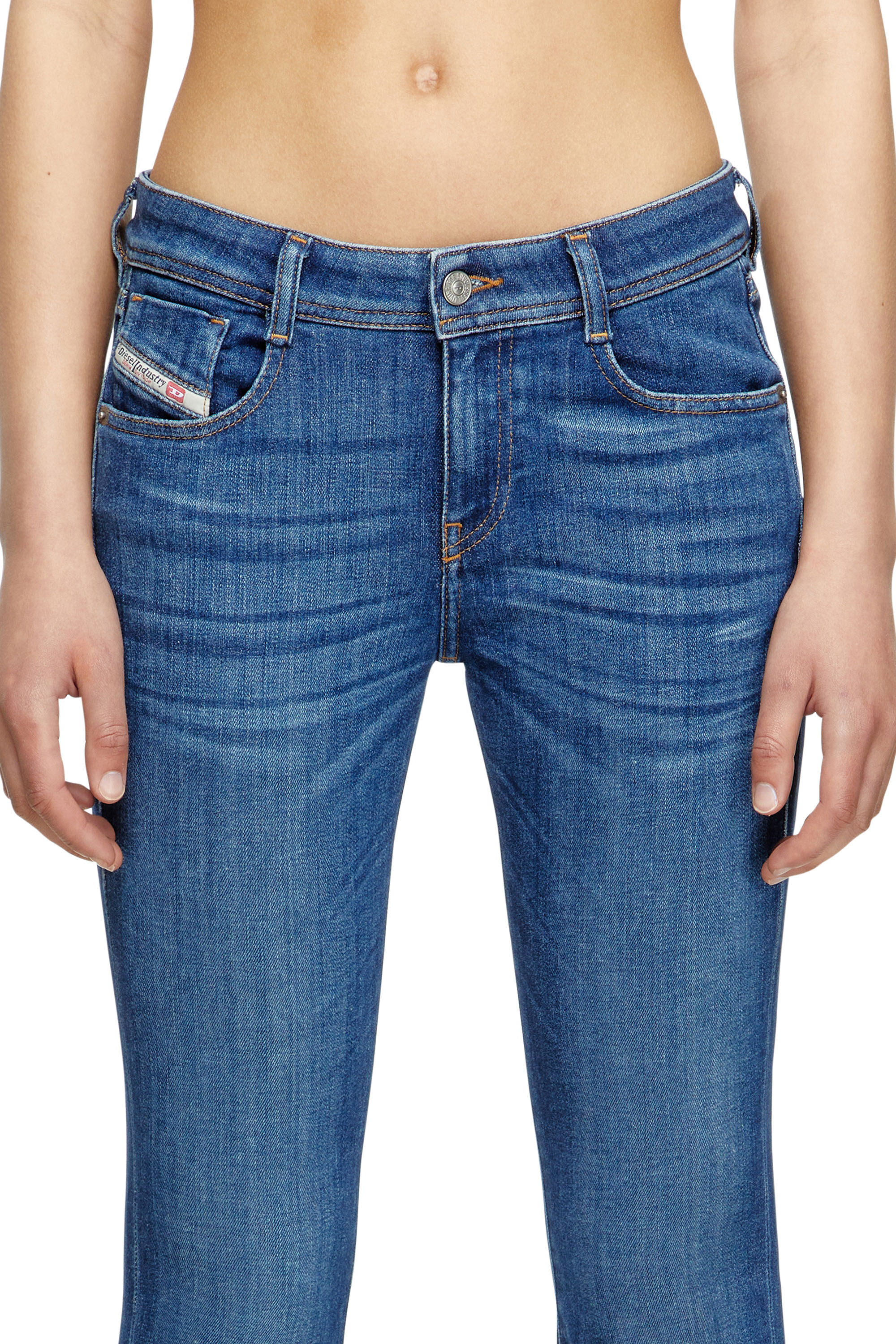 Diesel - Bootcut Jeans 1969 D-Ebbey 0DBDN Donna, Nero/Grigio scuro - Image 4