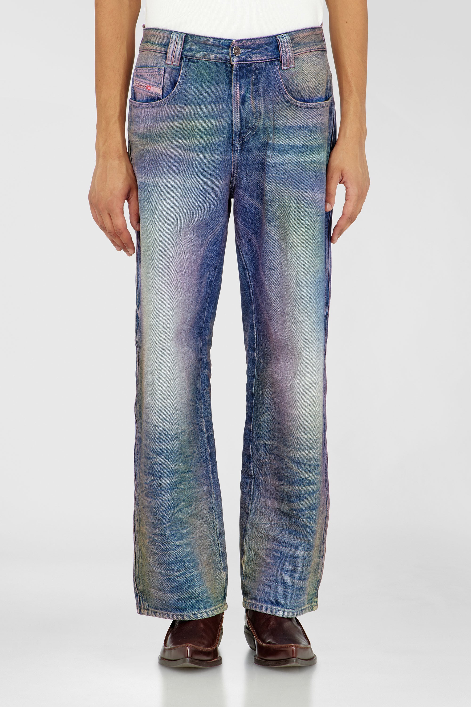 Diesel - Relaxed Jeans 1982 D-Hakou 007FW Unisex, Blu medio - Image 4