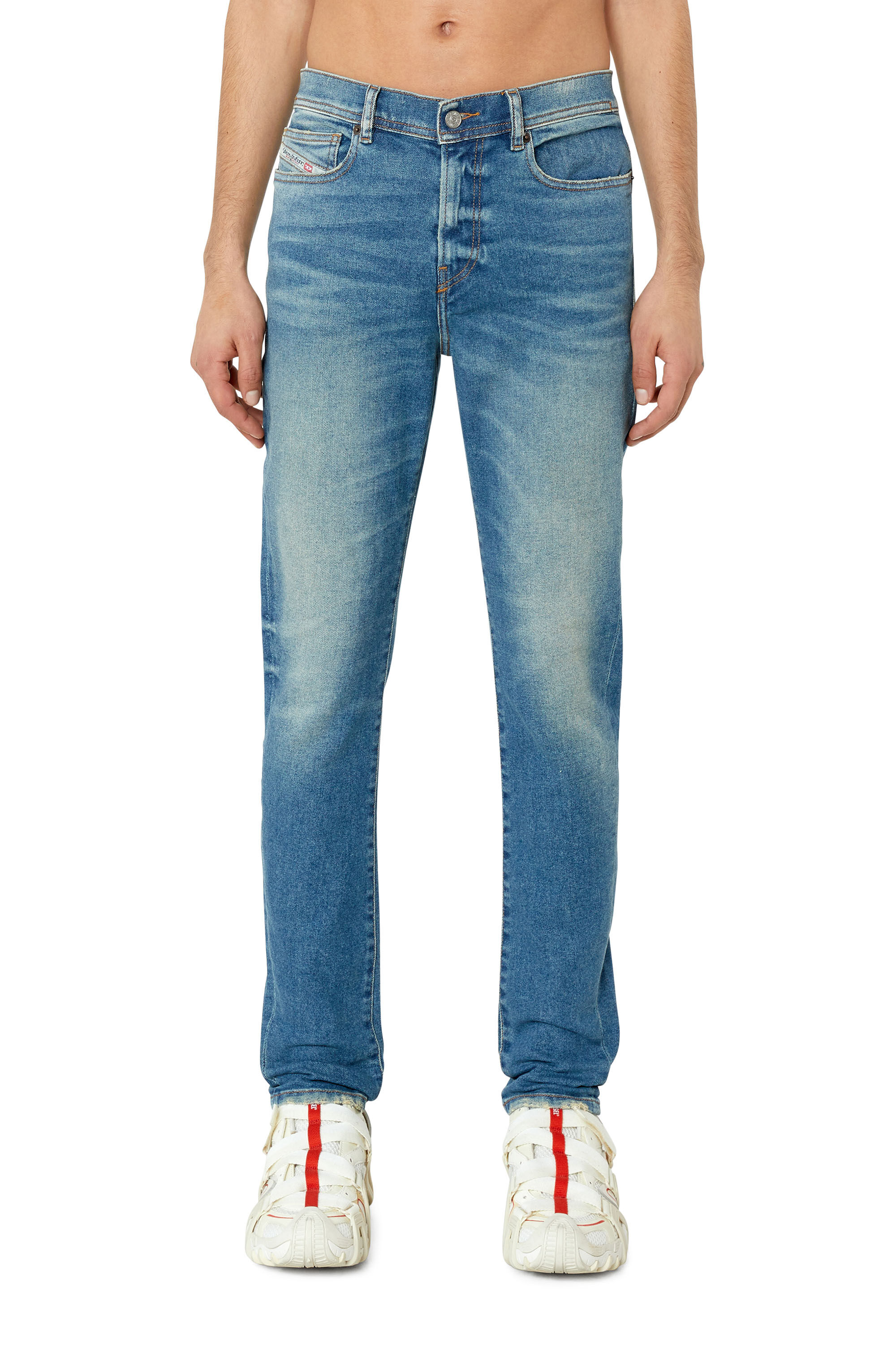 Diesel - 1983 D-Amny 09E88 Skinny Jeans, Blu medio - Image 3