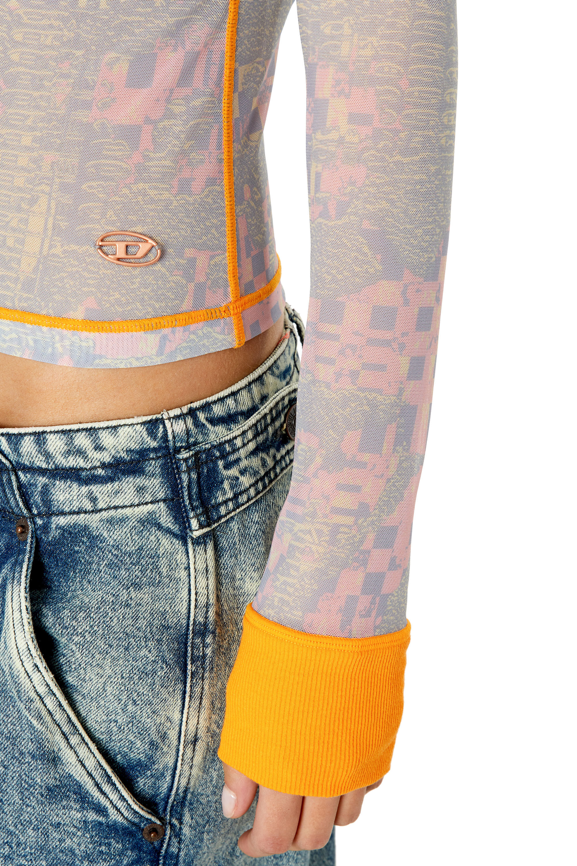 Diesel - T-SIEL, Blu/Rosa - Image 5